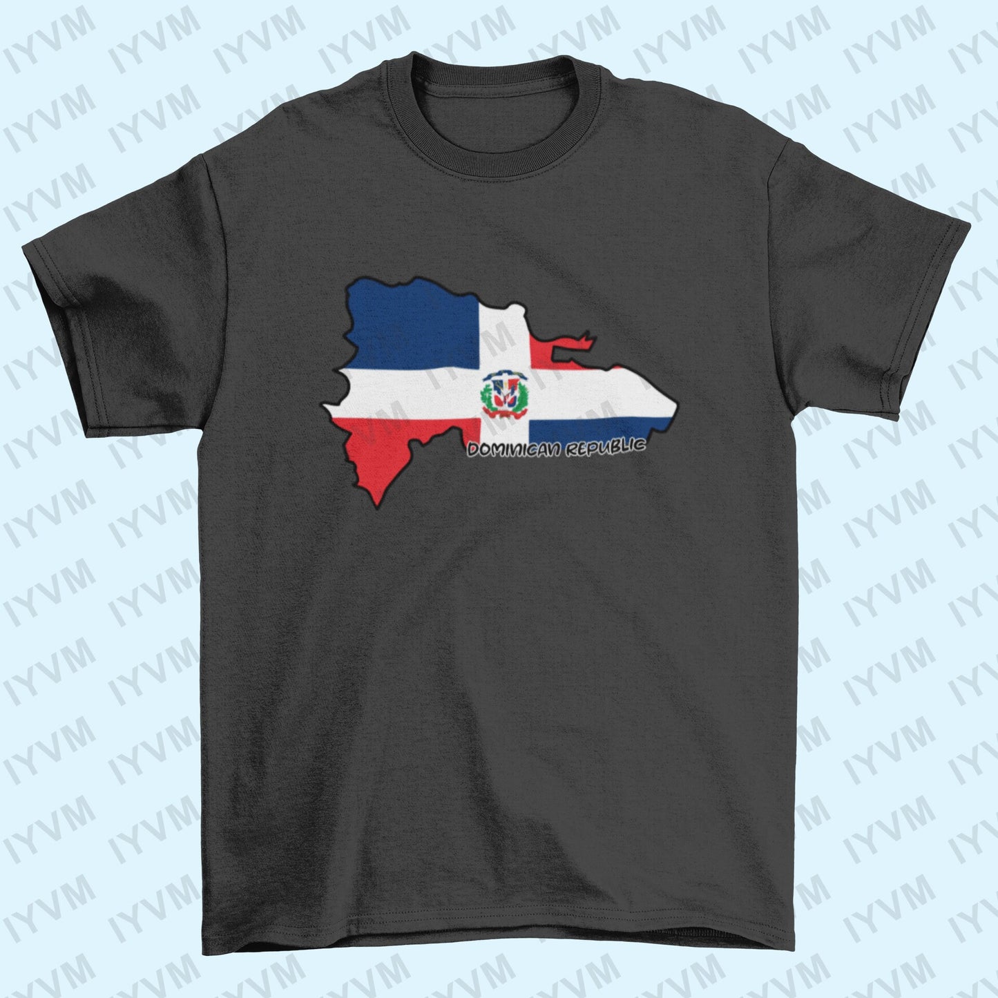 Dominican Republic Map Iron On Heat Transfer Vinyl HTV / República Dominicana / Dios, Patria, Libertad / Santo Domingo