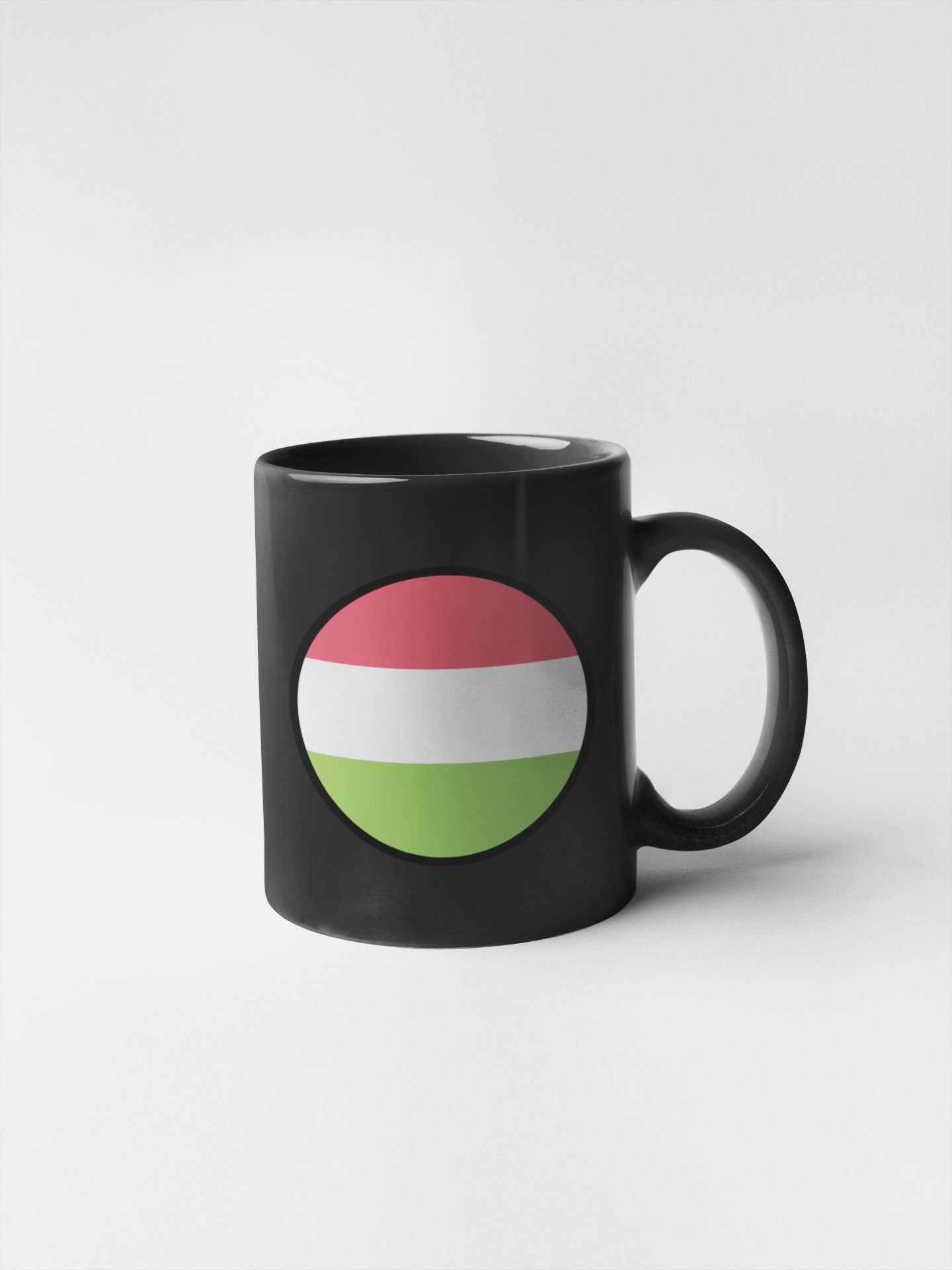 Hungary Flag Circle Sticker Decal