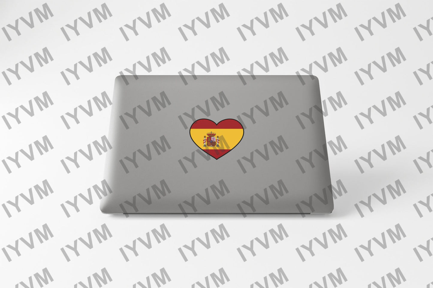 Spain Flag Heart Sticker Decal / Kingdom of Spain / Reino de España / Plus ultra / Spanish