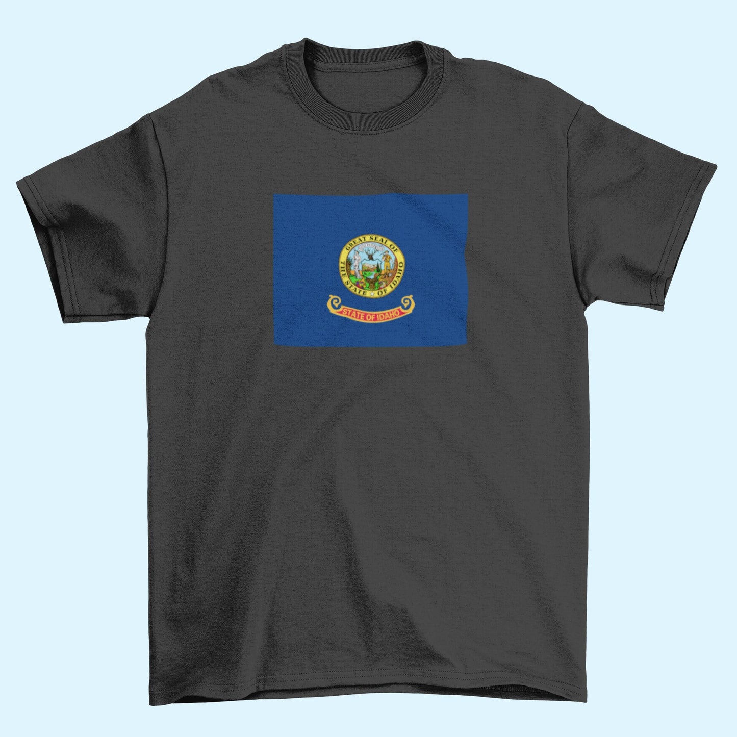 State of Idaho Flag Iron On Heat Transfer Vinyl HTV  Idaho State  Boise  The Gem State  Gem of the Mountains  Little Ida / Spud State