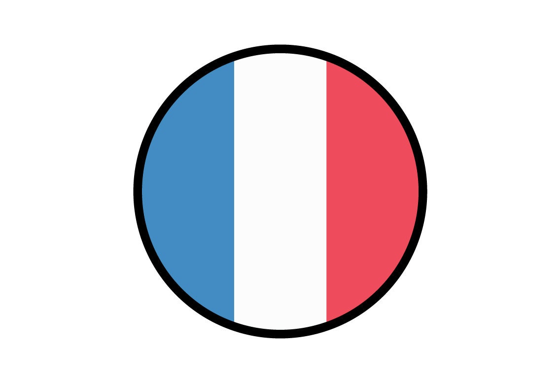 Clipperton Island Flag Circle Sticker Decal