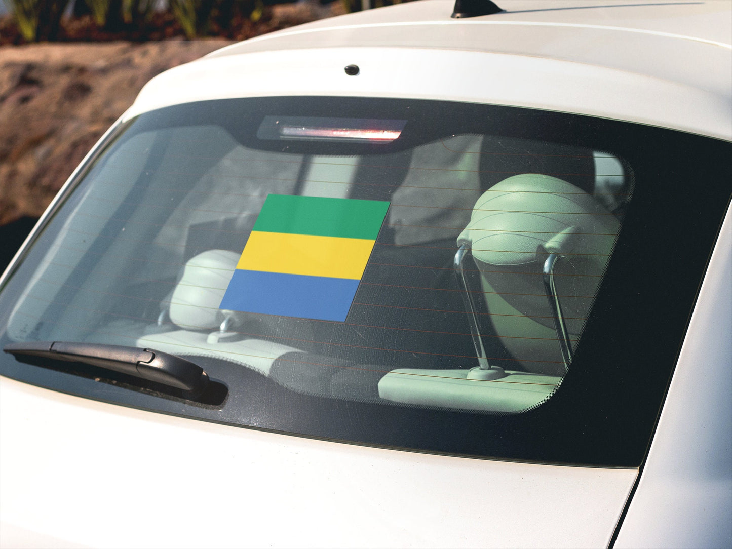 Gabon Flag Sticker Decal