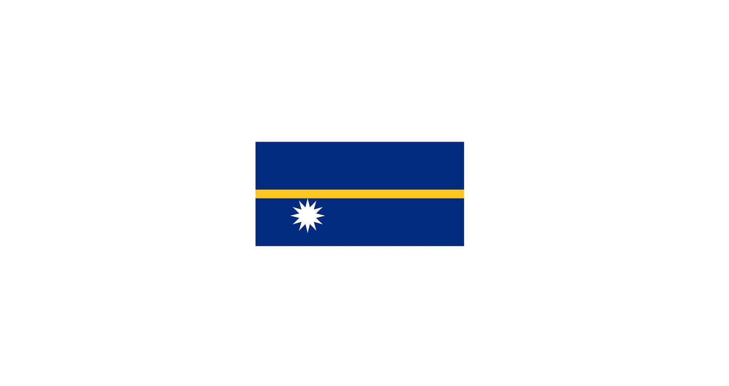 Nauru Flag Sticker Decal