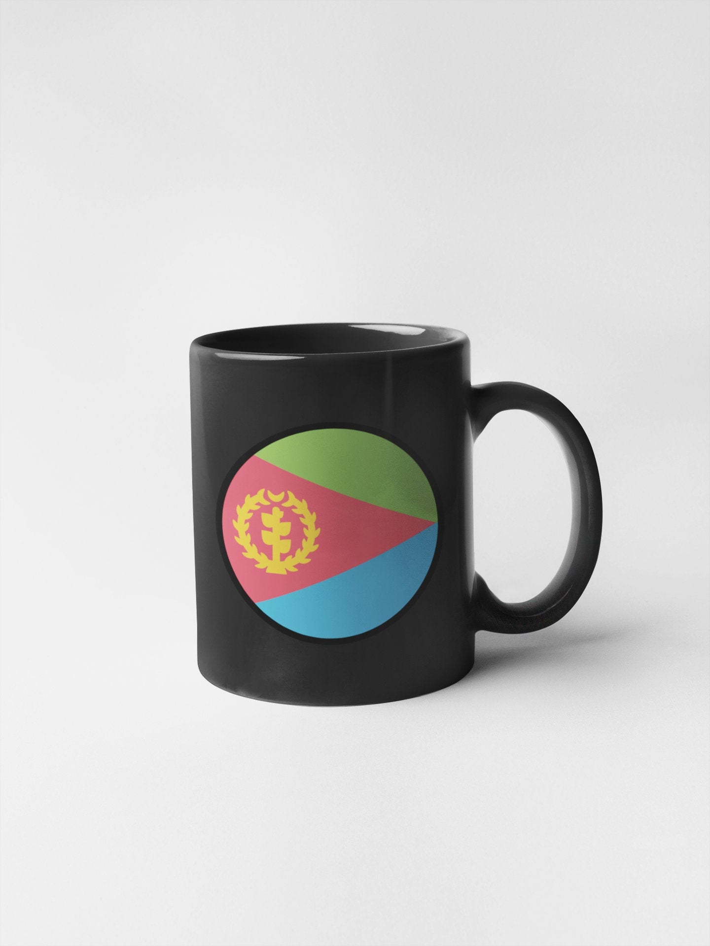 Eritrea Flag Circle Sticker Decal