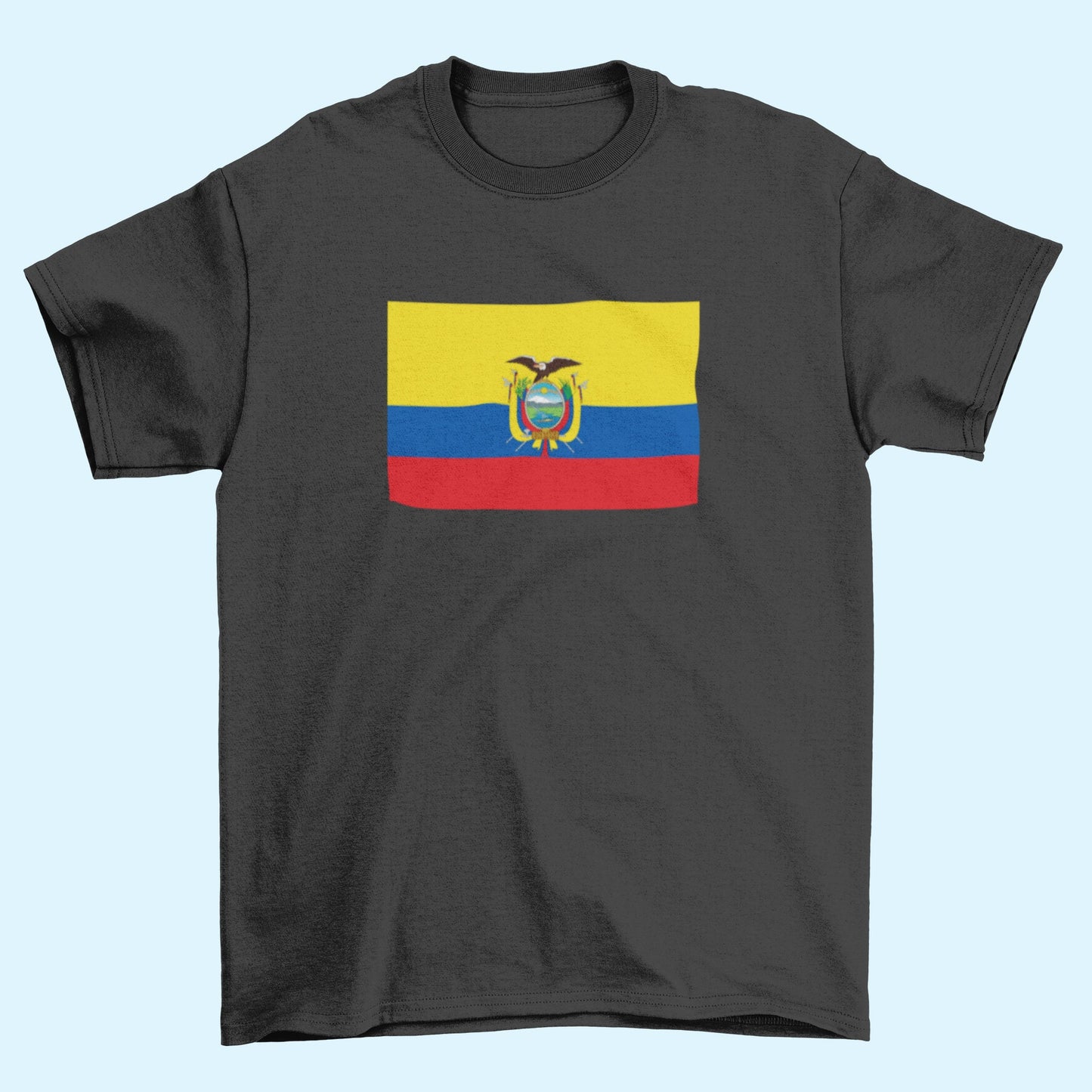 Ecuador Flag Iron On Heat Transfer Vinyl HTV / Republic of Ecuador / Dios, patria y libertad / Quito / Ecuadorian