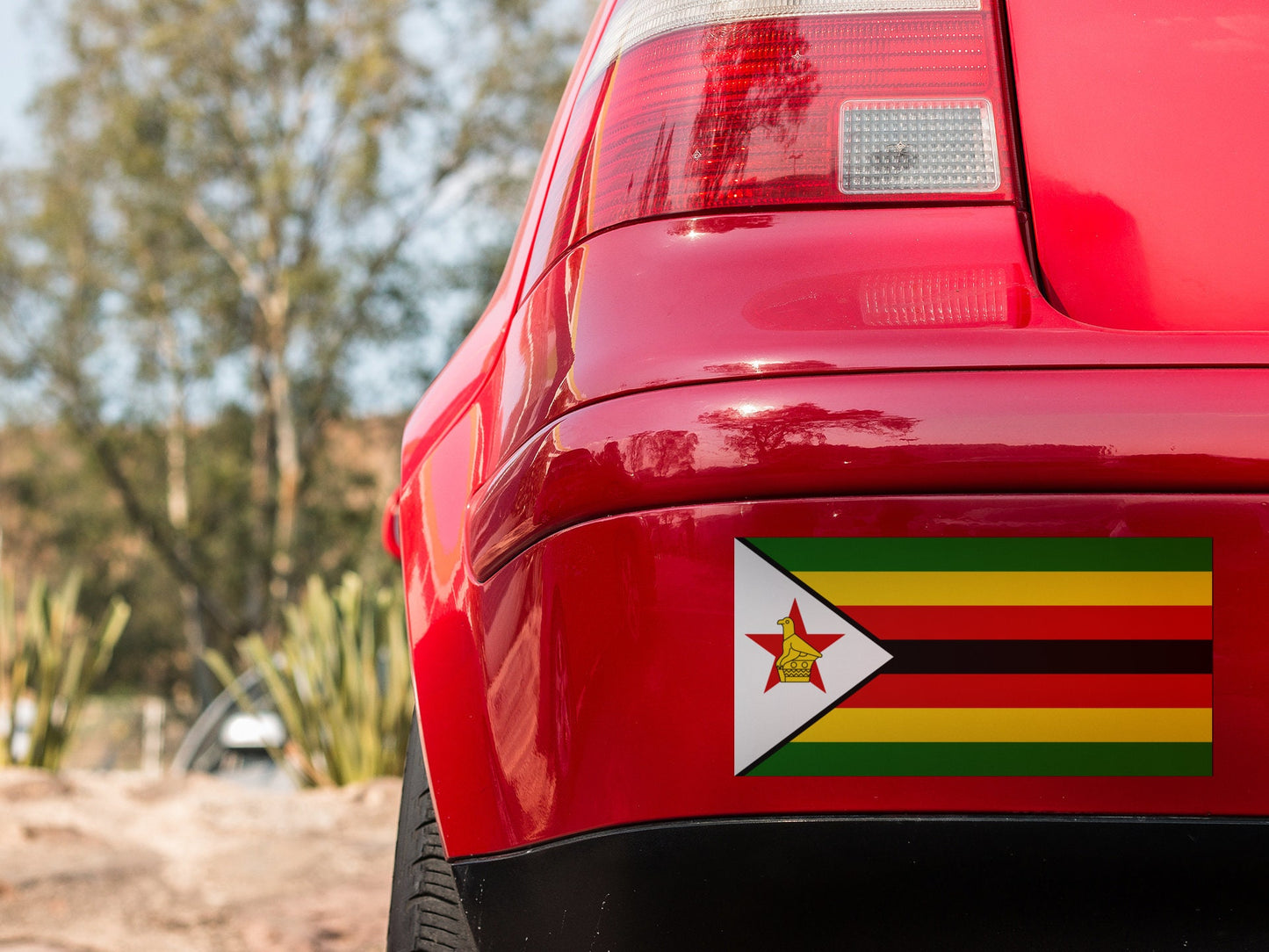 Zimbabwe Flag Sticker Decal