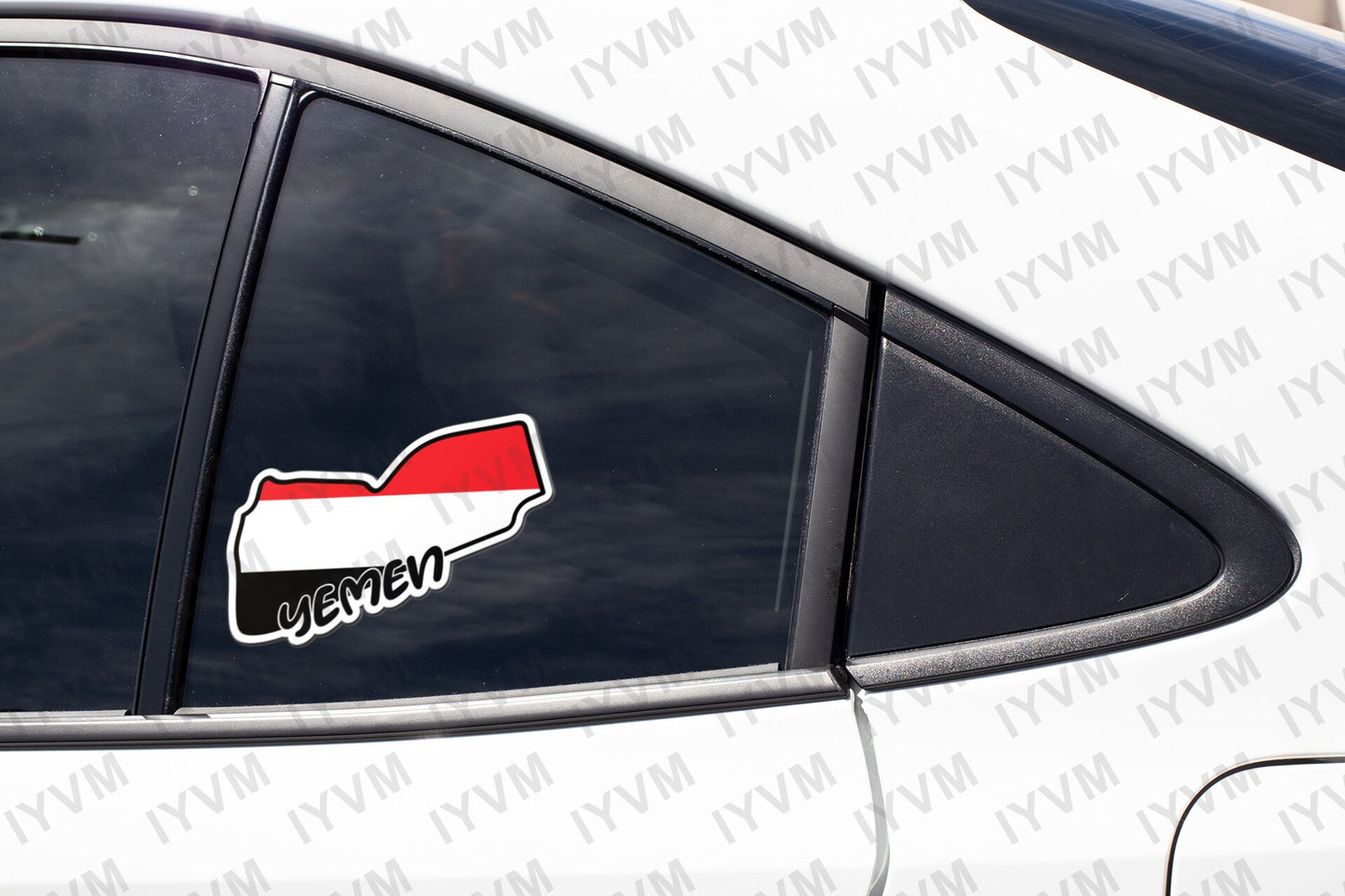 Yemen Map Flag Sticker Decal / Republic of Yemen / Sanaa / Yemeni Yemenite