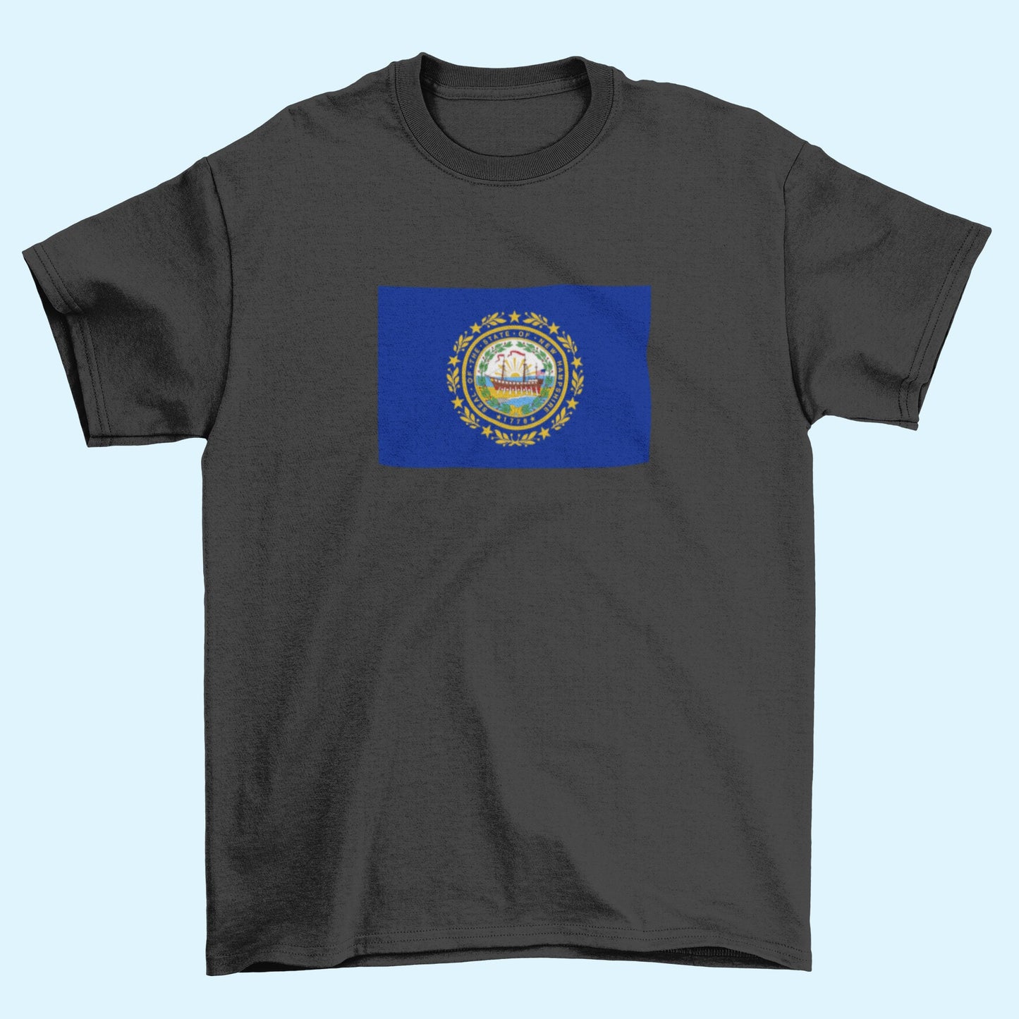 State of New Hampshire Flag Iron On Heat Transfer Vinyl HTV  New Hampshire State  Concord  The Granite State  The Live Free or Die State