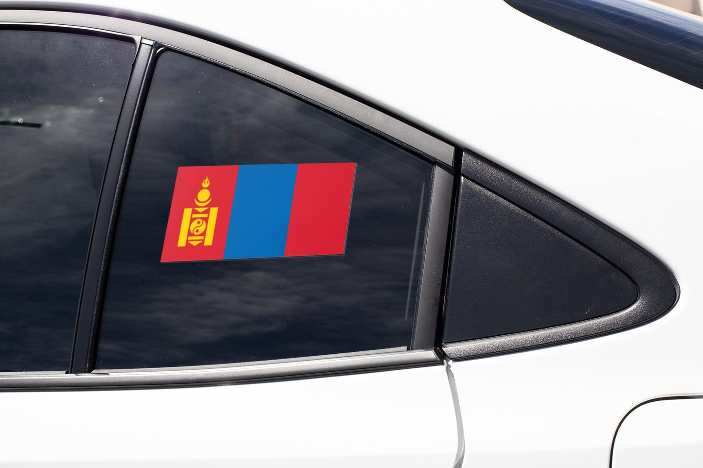 Mongolia Flag Sticker Decal