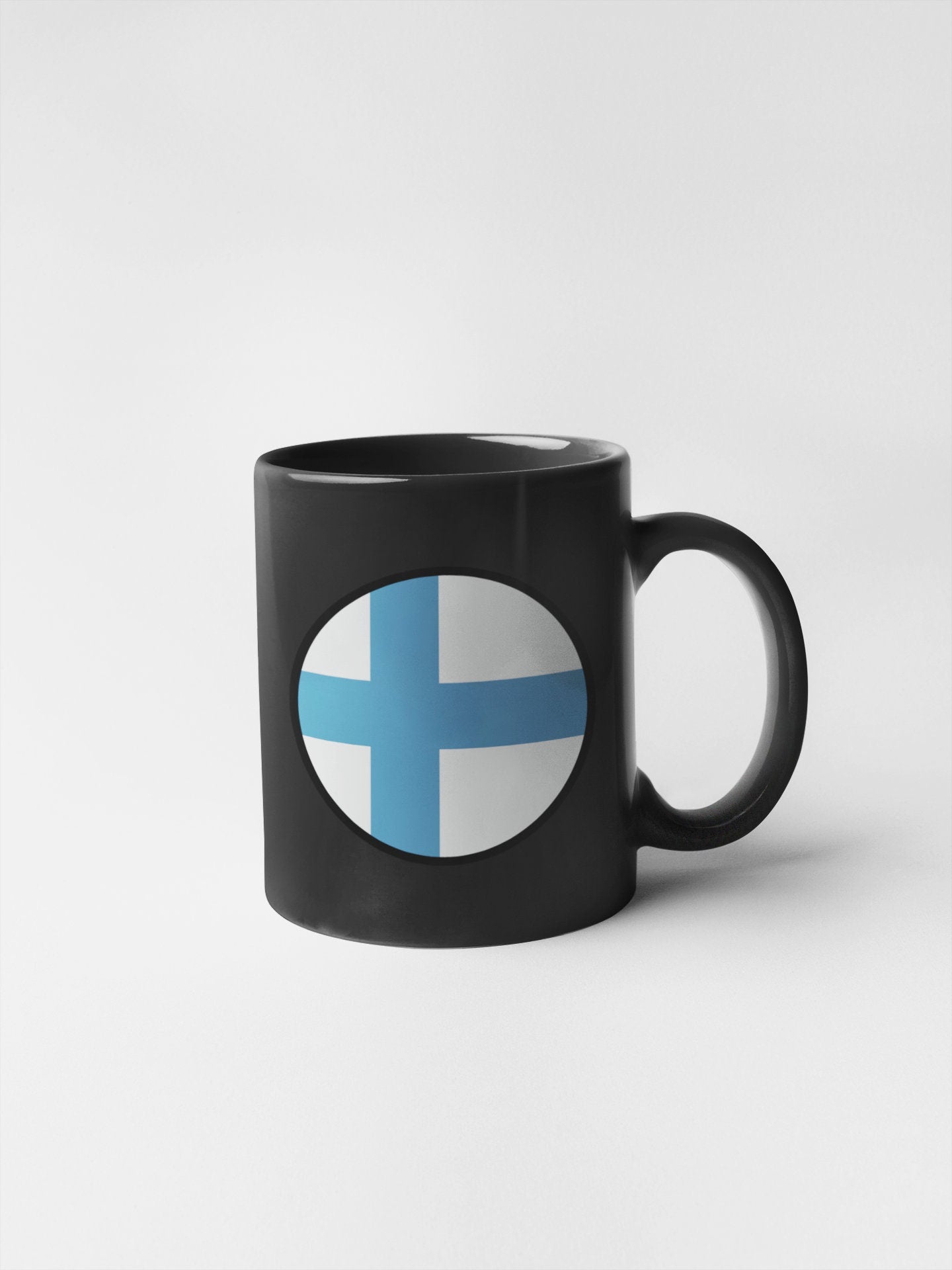 Finland Flag Circle Sticker Decal