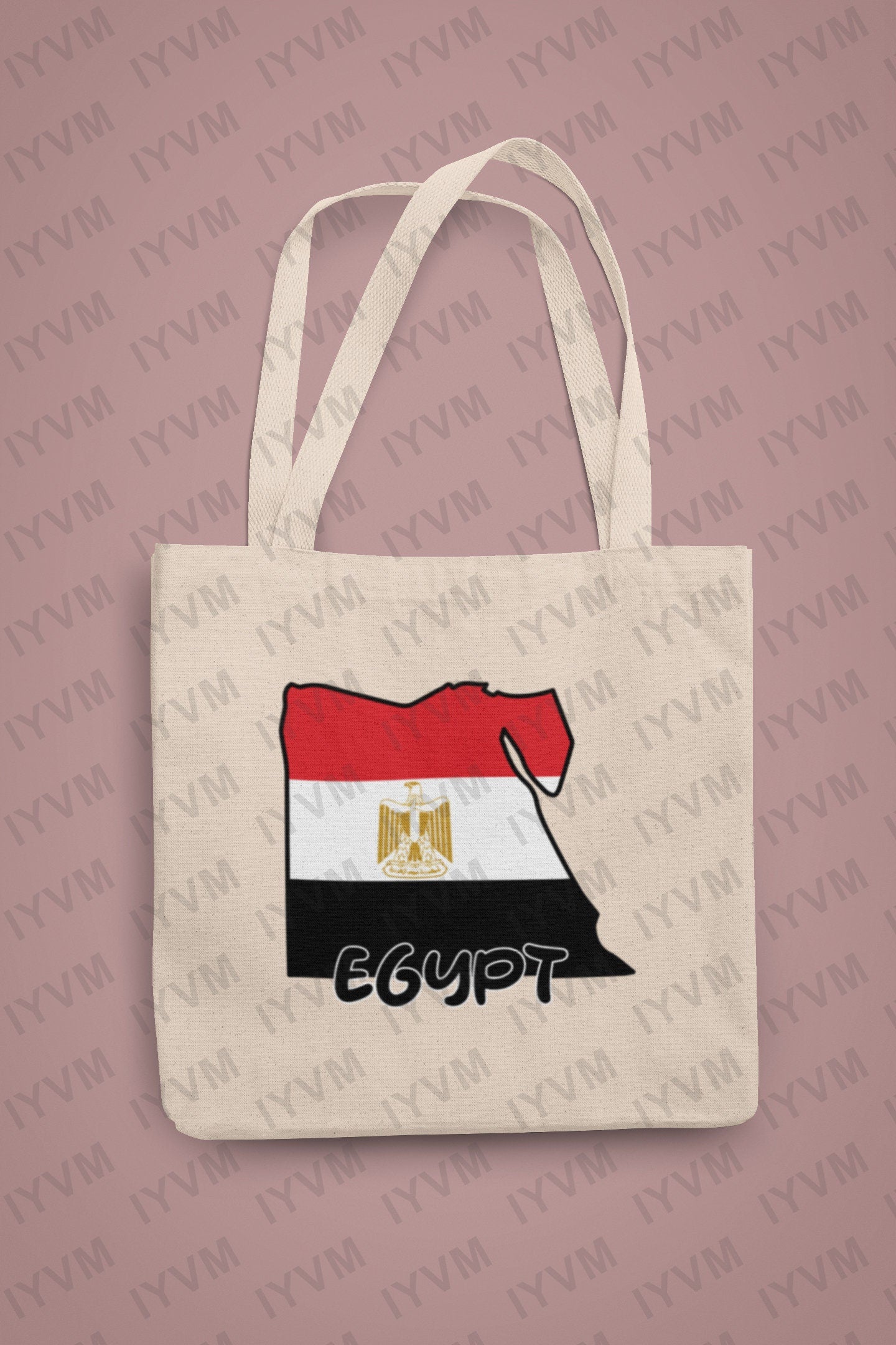 Egypt Map Iron On Heat Transfer Vinyl HTV / Arab Republic of Egypt / Cairo / Egyptian