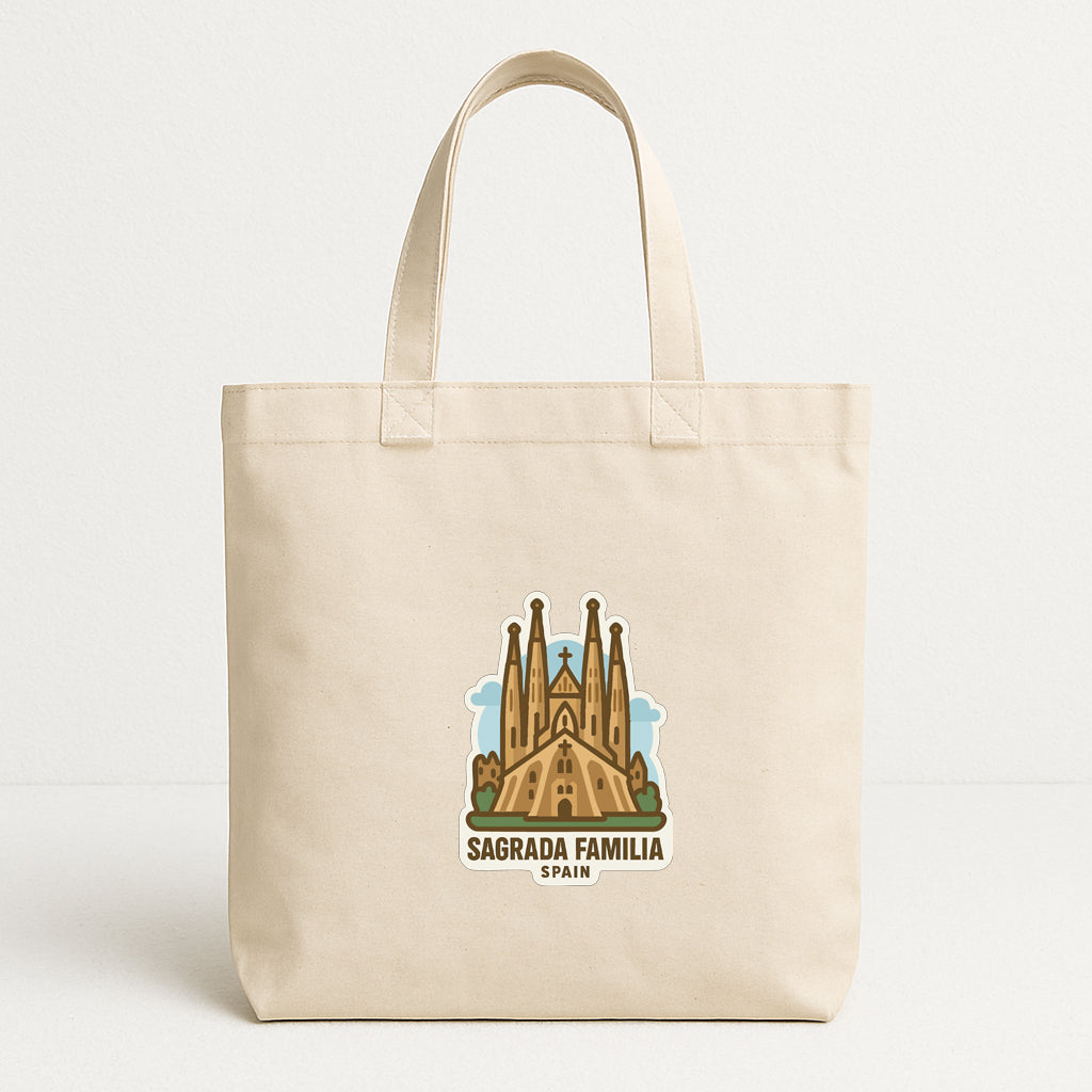 Sagrada Familia Spain Iron On Heat Transfer Vinyl HTV Die-Cut Symbolic Landmark