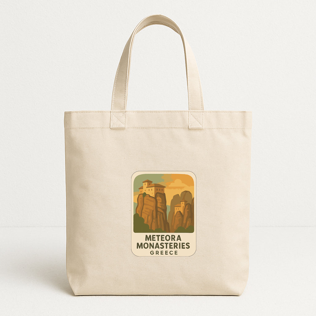 Meteora Monasteries Greece Iron On Heat Transfer Vinyl HTV Die-Cut Symbolic