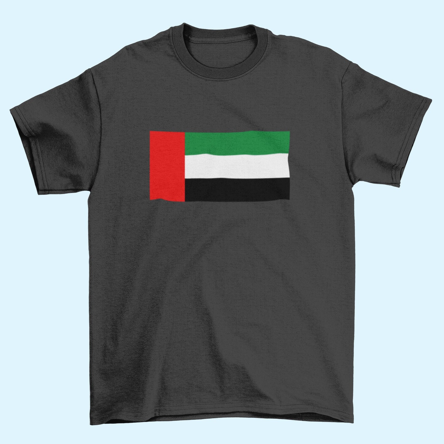 United Arab Emirates Flag Iron On Heat Transfer Vinyl HTV / UAE / Abu Dhabi / Dubai / Emirati