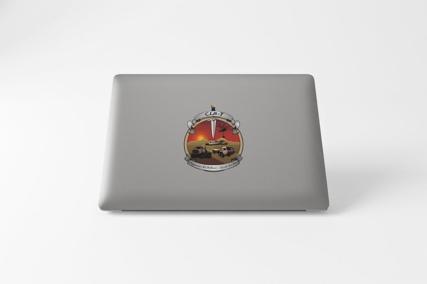 a laptop with a picture of a car on it