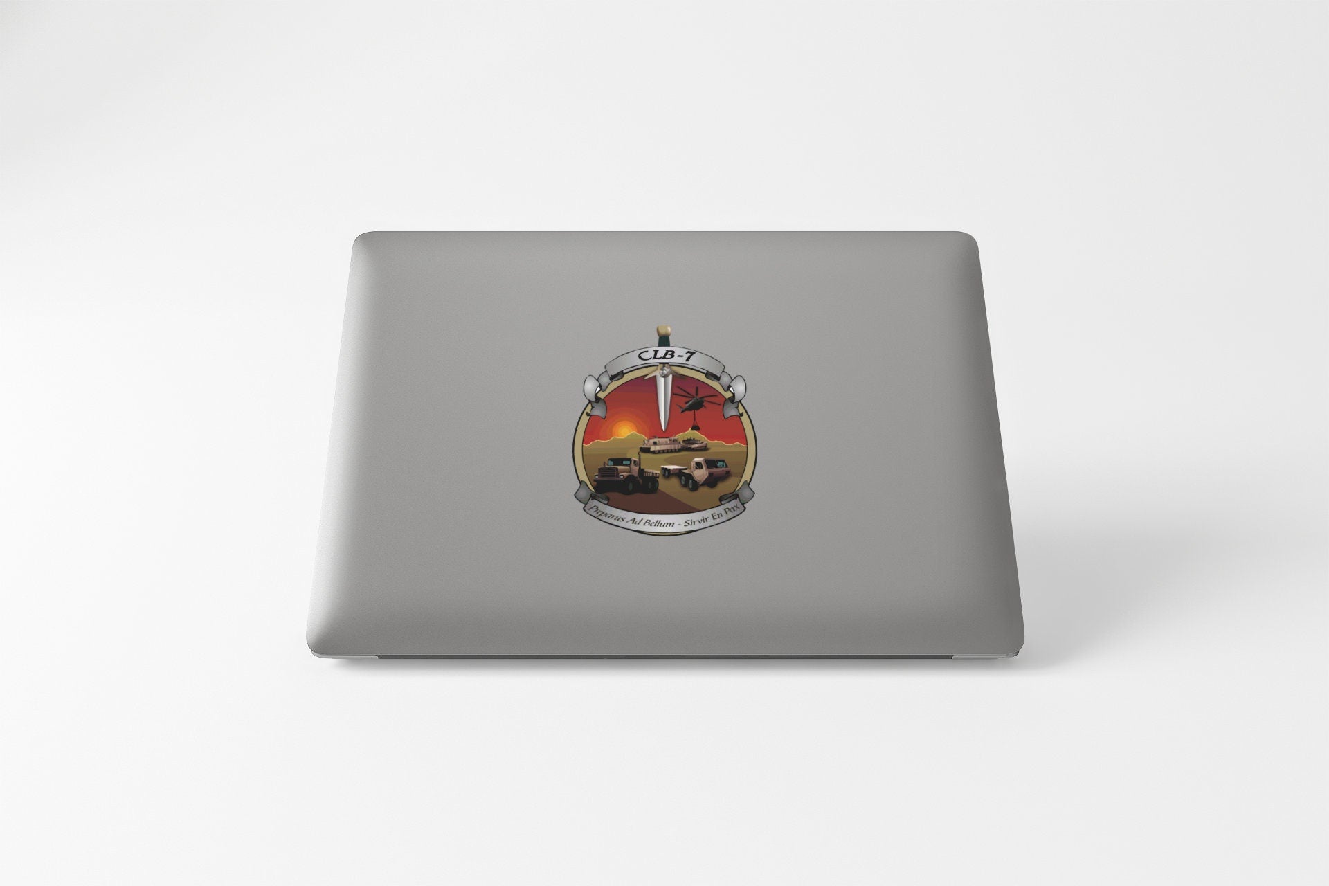a laptop with a picture of a car on it