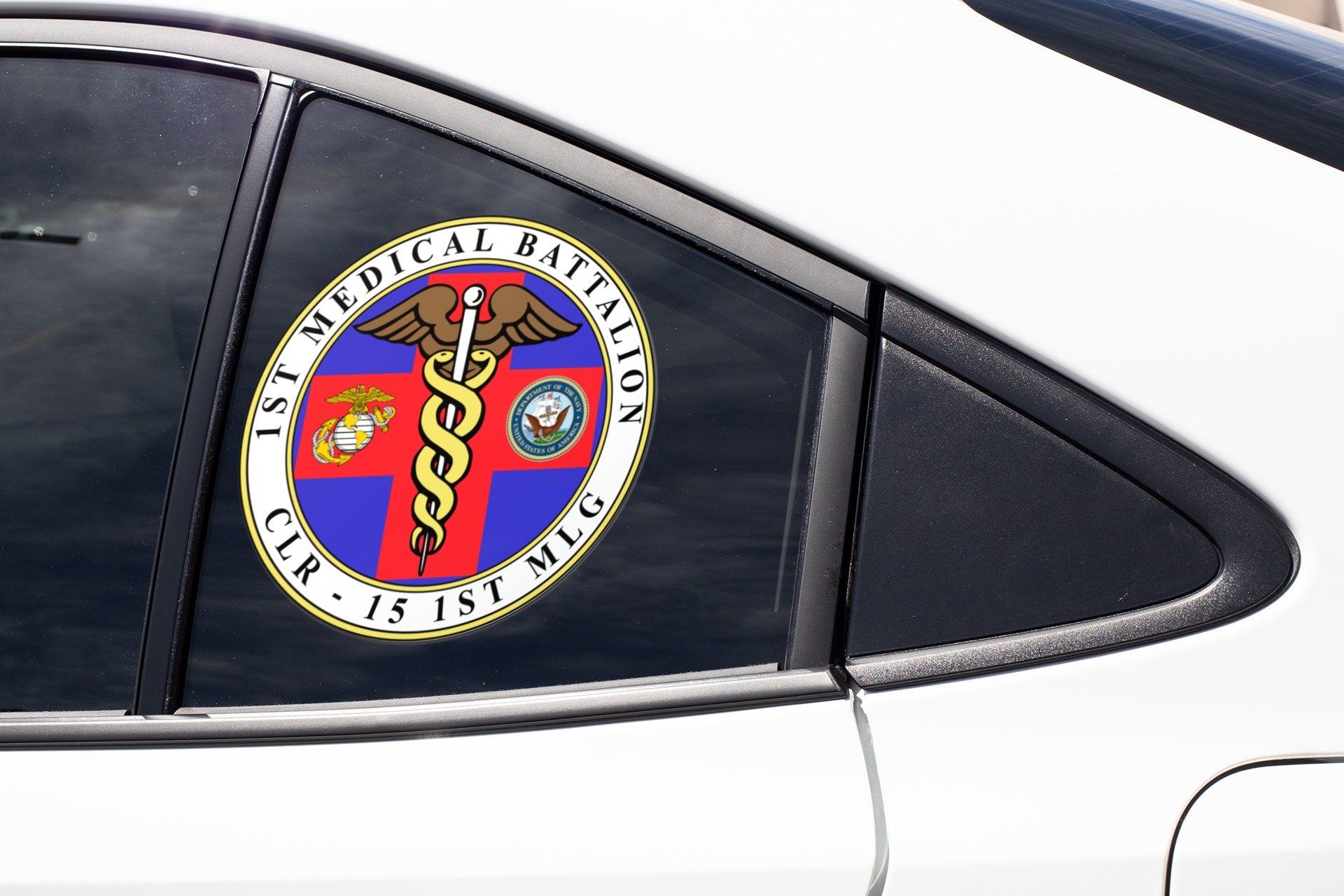 a sticker on the side of a white car