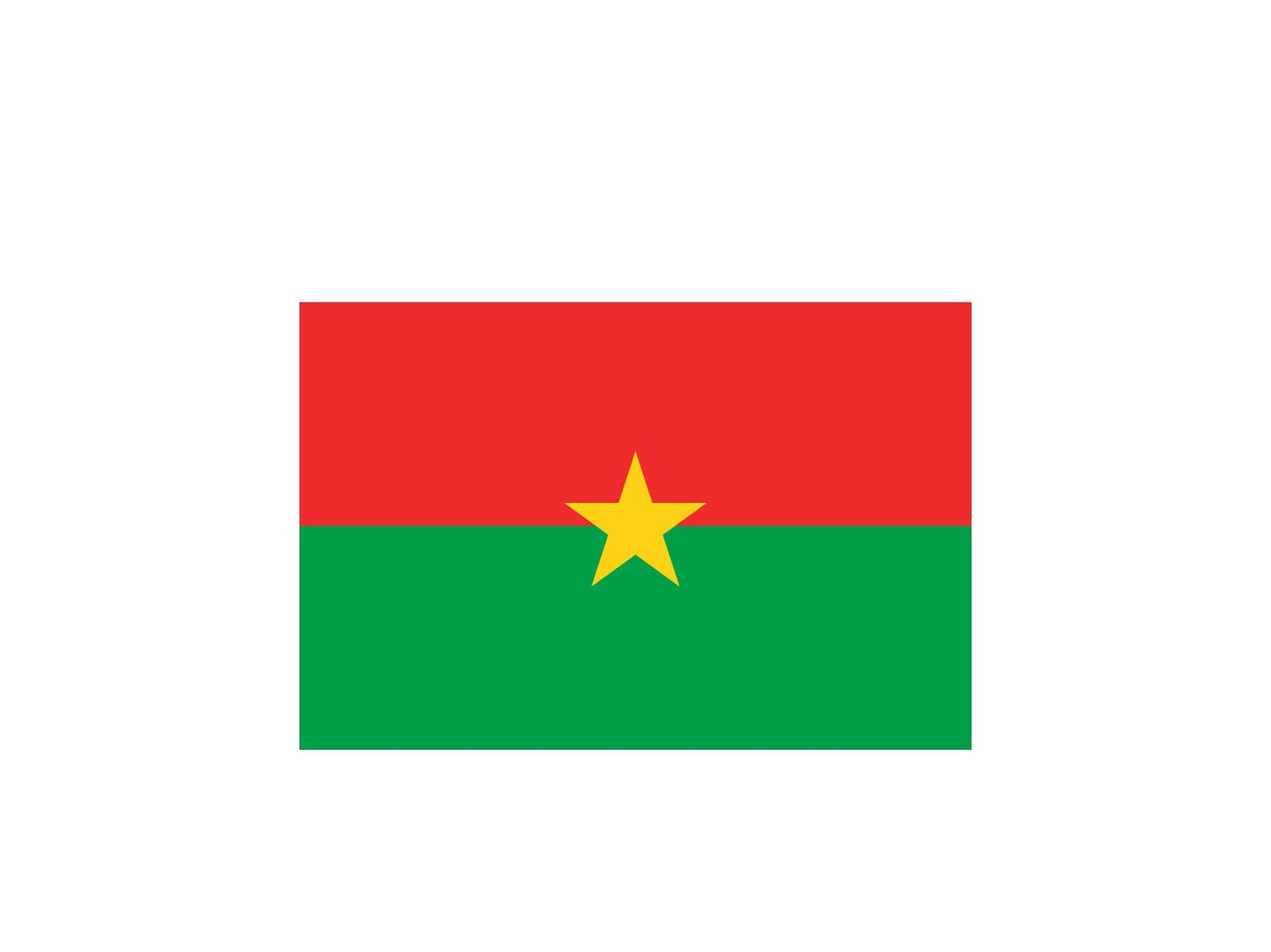 Burkina Faso Flag Sticker Decal