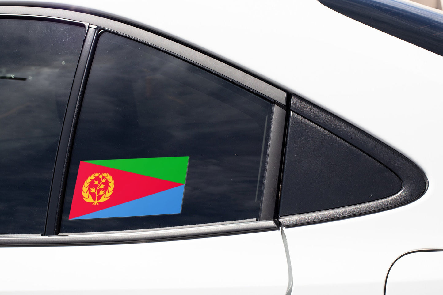 Eritrea Flag Sticker Decal / State of Eritrea / Asmara / Tigrinya / Eritrean