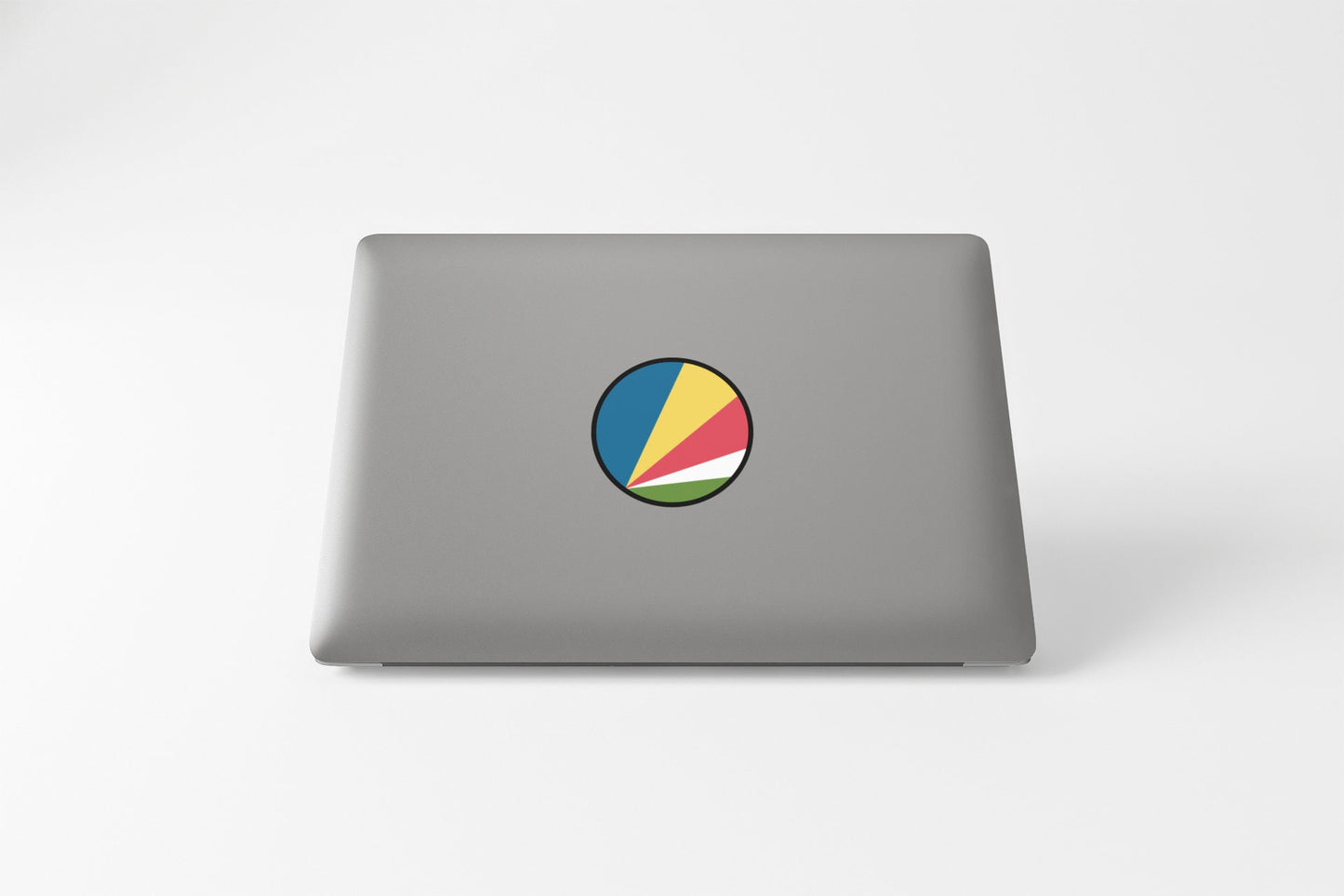 Seychelles Flag Circle Sticker Decal