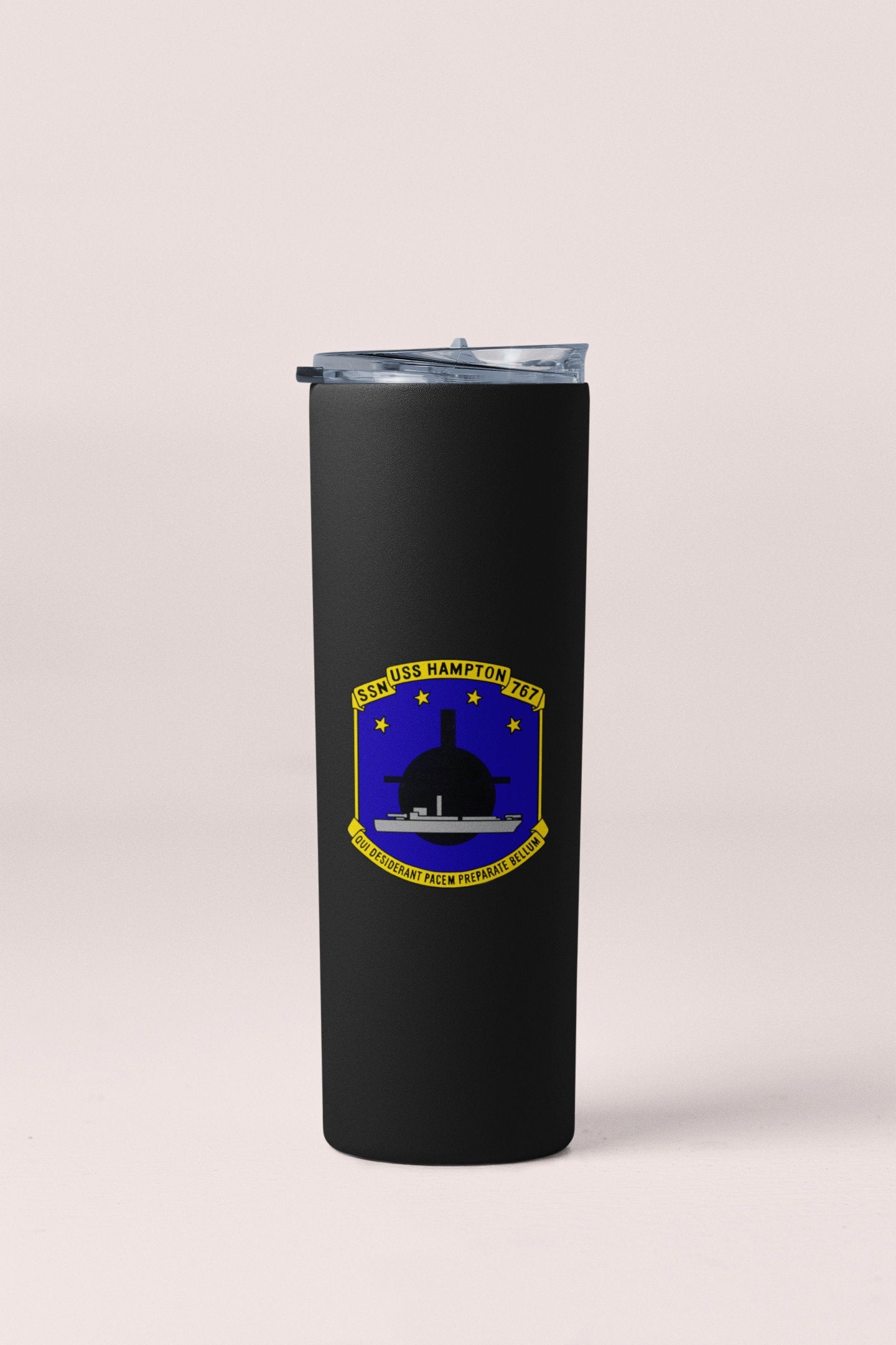 USS Hampton SSN-767 Badge Sticker Decal Los Angeles Class Attack submarine Car Sticker Bumper Sticker for Car Emblem