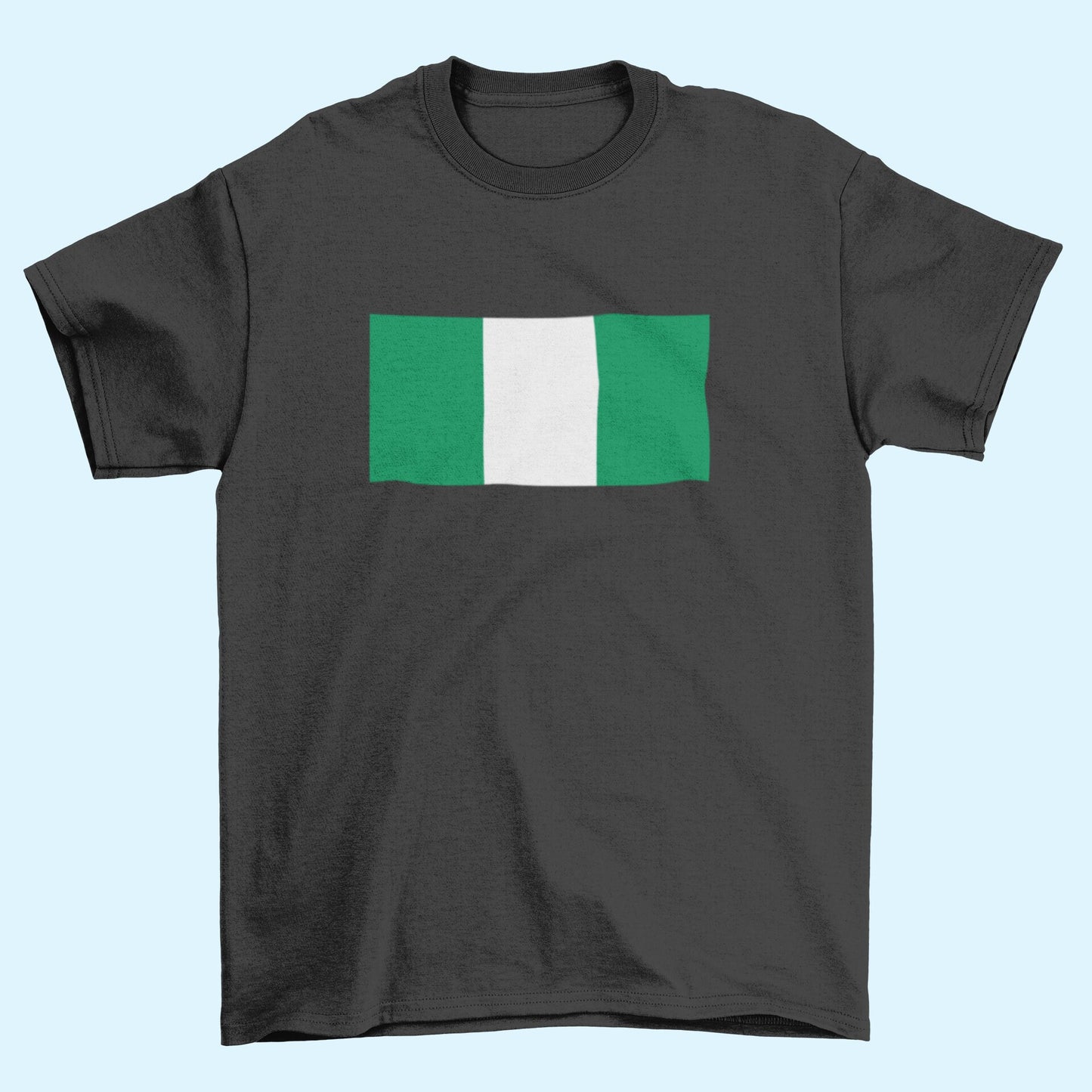 Nigeria Flag Iron On Heat Transfer Vinyl HTV Federal Republic of Nigeria Unity and Faith, Peace and Progress Abuja Jamhuriyar Tarayyar