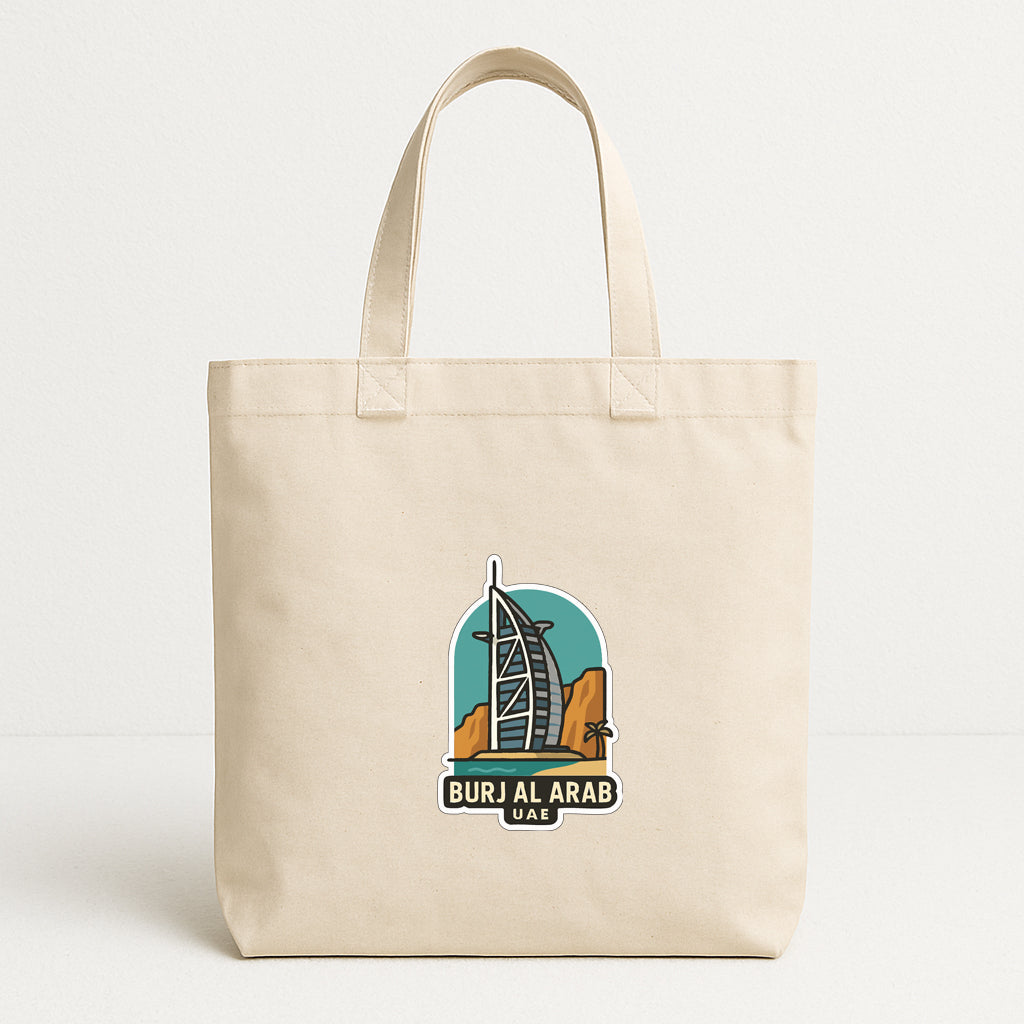 Burj Al Arab UAE Iron On Heat Transfer Vinyl HTV Die-Cut Symbolic Landmark
