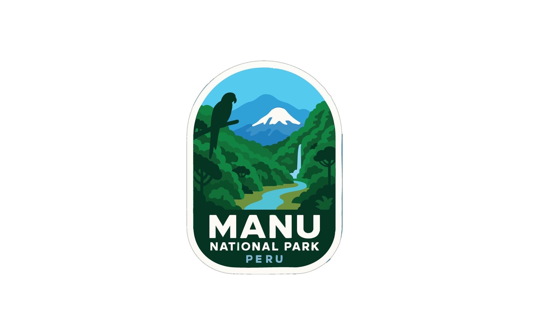 a logo for the Manu National Park in Peru.