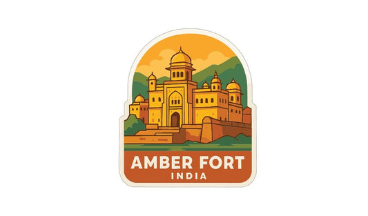 Amber Fort India Iron On Heat Transfer Vinyl HTV Die-Cut Symbolic Landmark