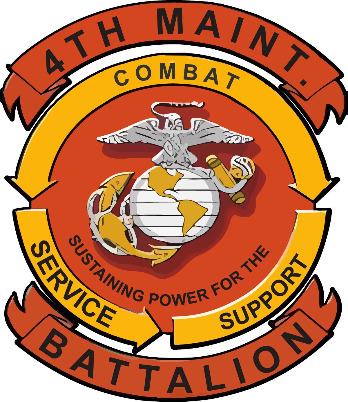 the emblem for the 6th marine combat command