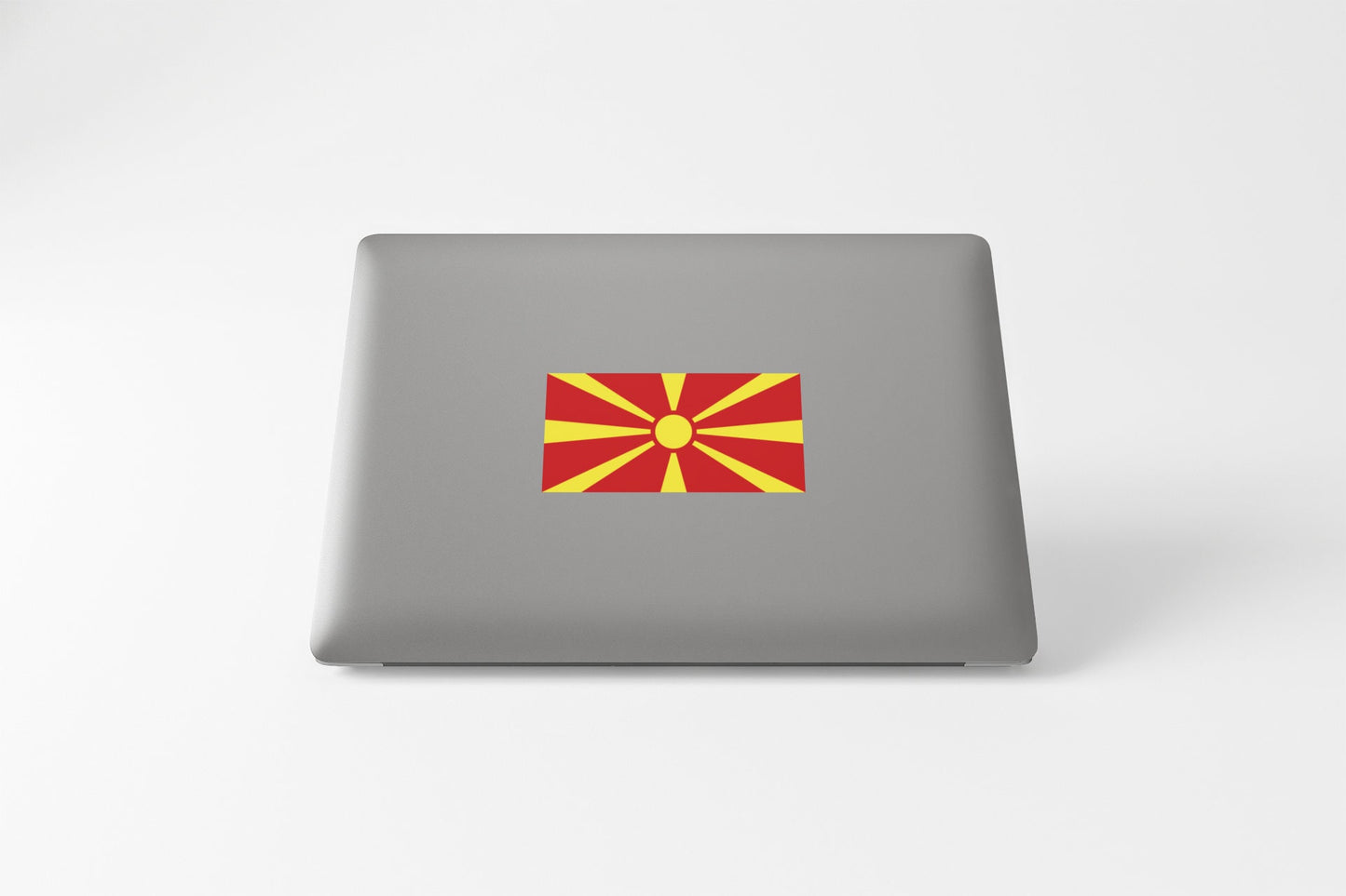 Macedonia Flag Sticker Decal / Republic of North Macedonia / Република Северна Македонија / Skopje / Macedonian