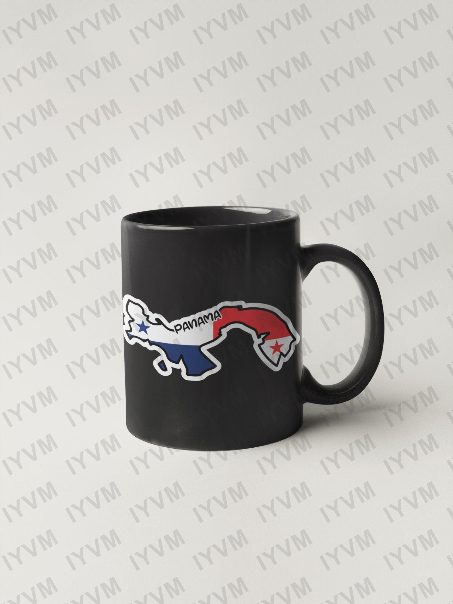 Panama Map Flag Sticker Decal / Republic of Panama / Pro Mundi Beneficio / Panama City / Panamanian