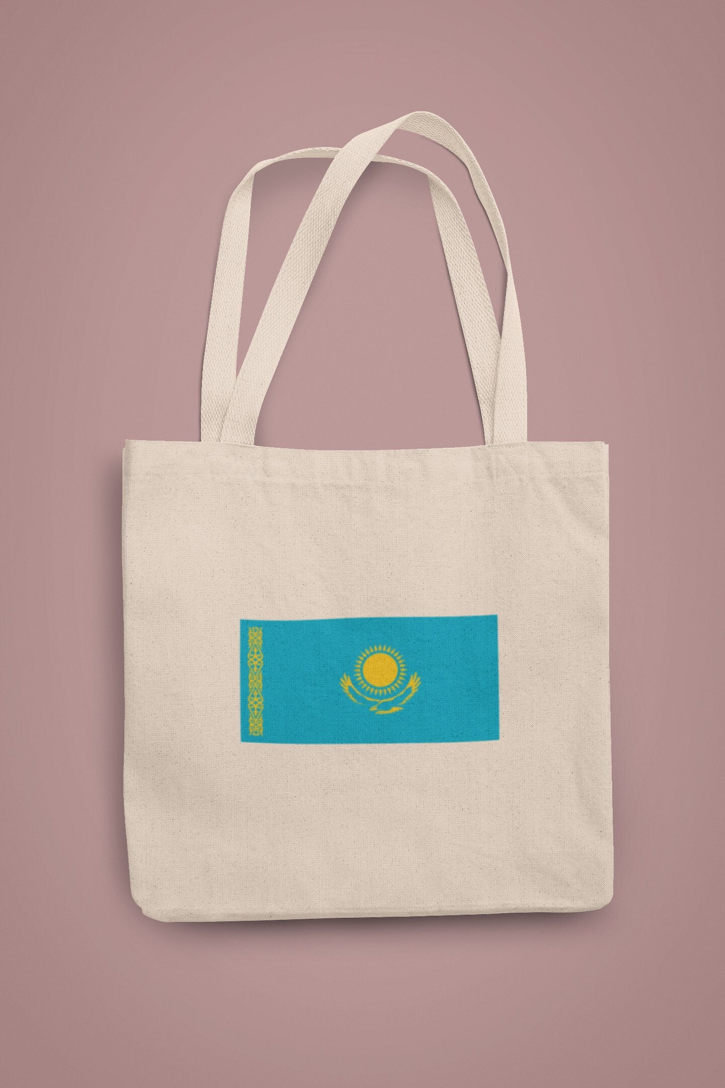 Kazakhstan Flag Iron On Heat Transfer Vinyl HTV / Republic of Kazakhstan / Қазақстан Республикасы / Nur-Sultan / Kazakh / Kazakhstani