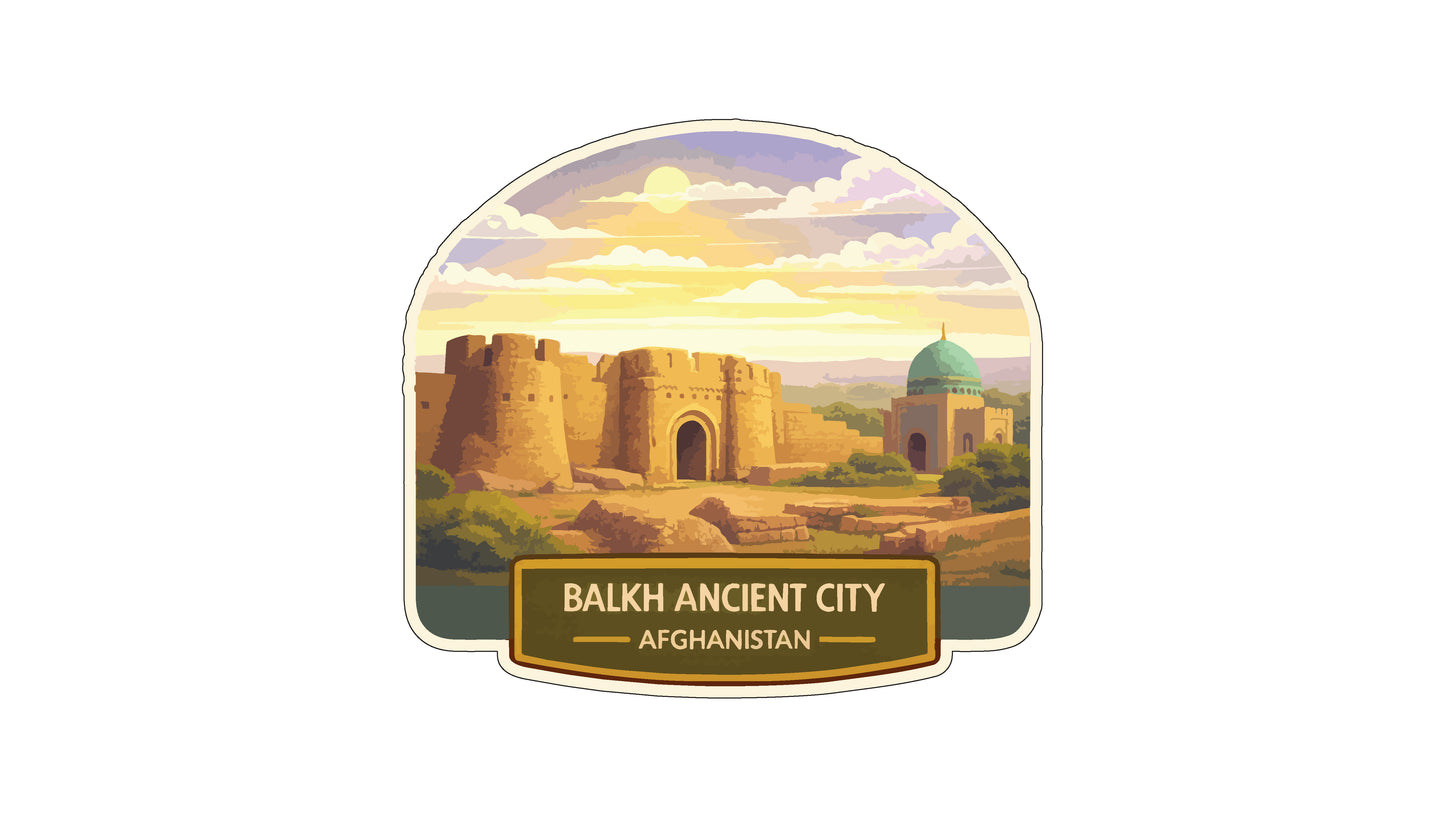 a cityscape with a castle, a dome, and a mosque, all set against a backdrop of a sunset sky.