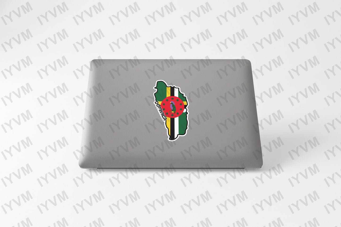 Dominica Map Flag Sticker Decal / Commonwealth of Dominica / Apres Bondie, C'est La Ter / Roseau