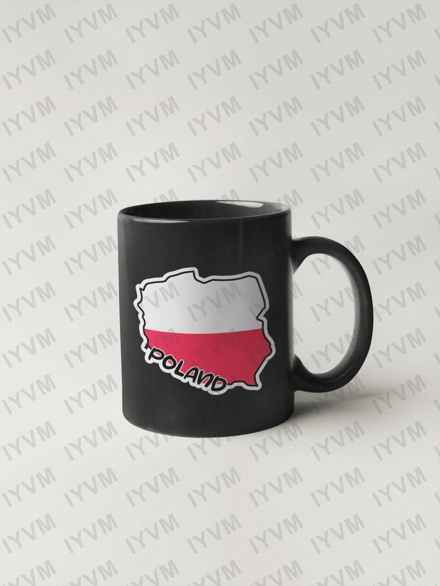 Poland Map Flag Sticker Decal / Republic of Poland / Rzeczpospolita Polska / Warsaw / Polish