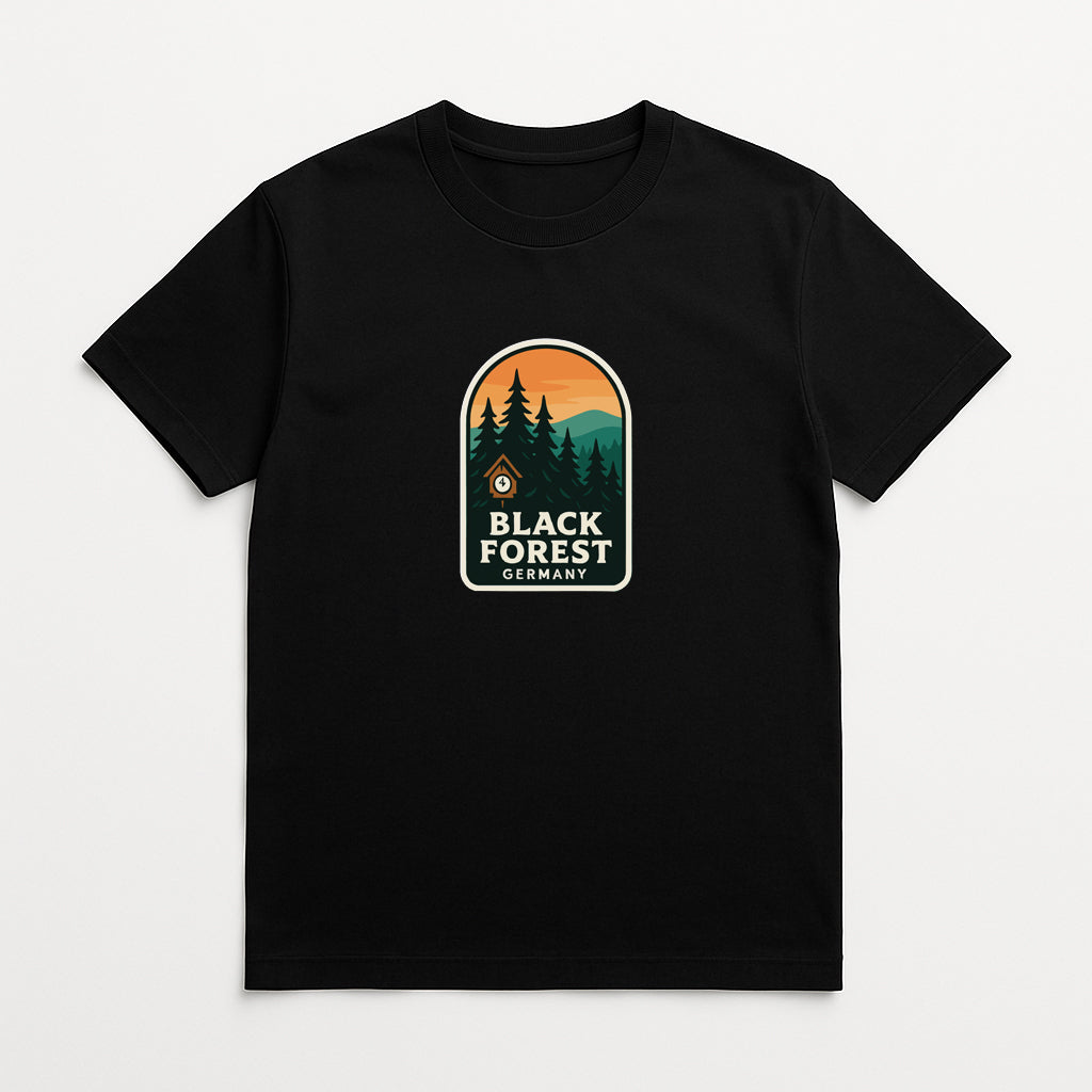 Black Forest Germany Iron On Heat Transfer Vinyl HTV Die-Cut Symbolic Landmark