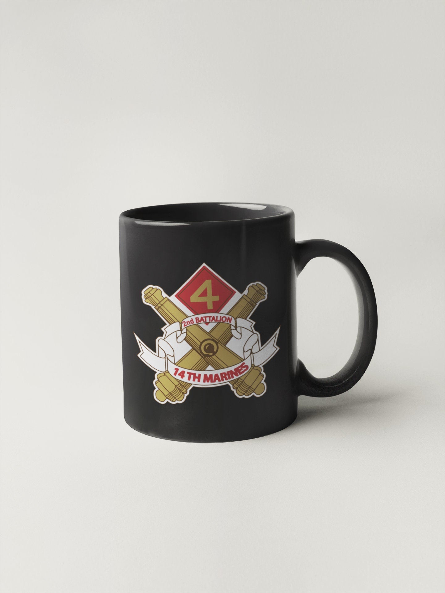 US Marine Corps Badge Sticker Decal 2nd Battalion 14th Marines Peacemaker Car Sticker Bumper Sticker for Car Emblem