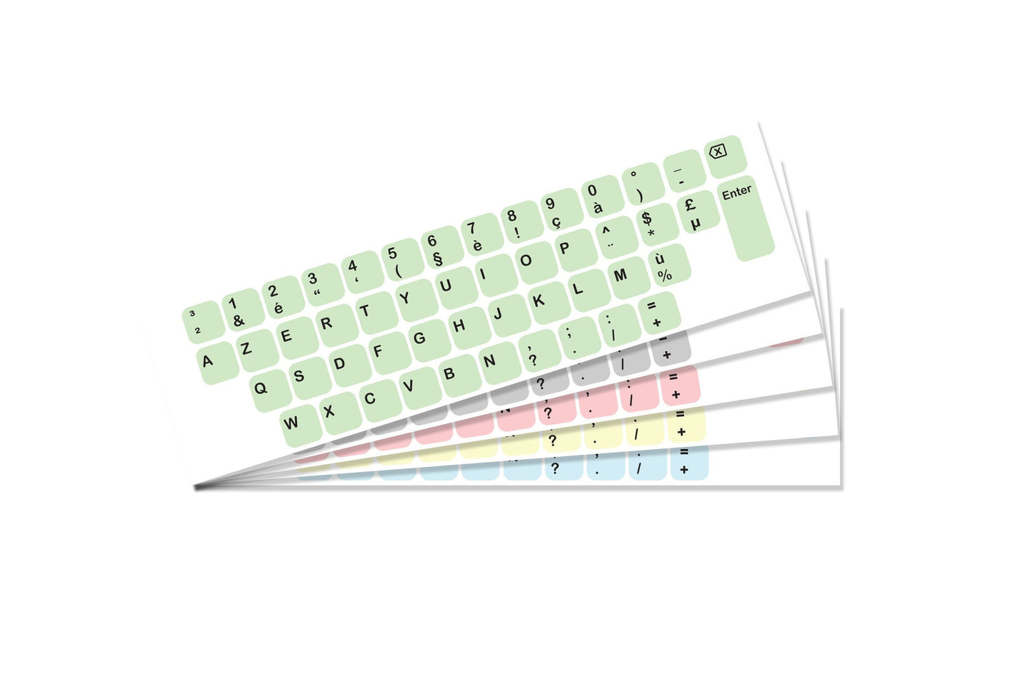 AZERTY Keyboard Sticker Vinyl Sticker Decal