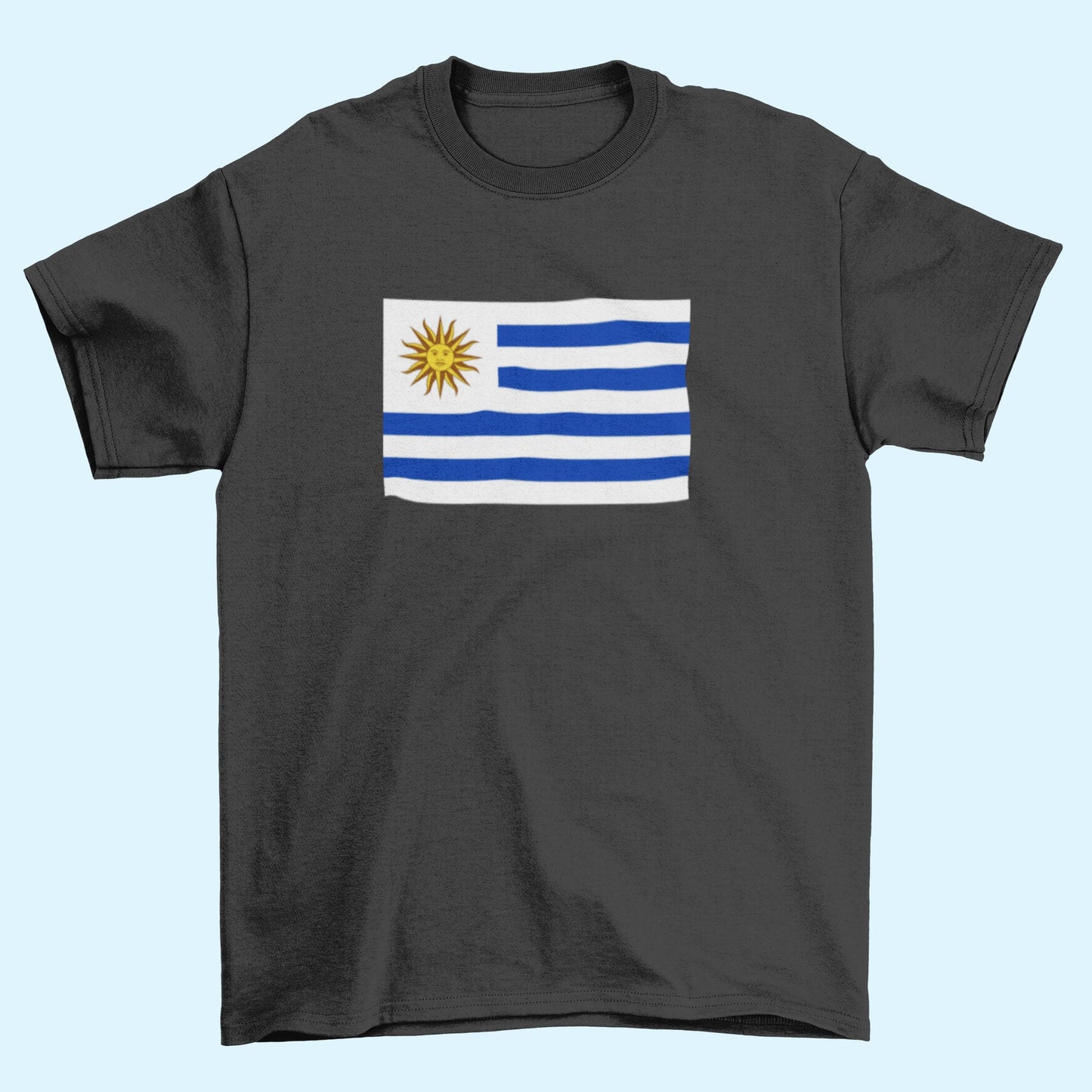 Uruguay Flag Iron On Heat Transfer Vinyl HTV / Oriental Republic of the Uruguay / Libertad o Muerte / Montevideo / Uruguayan / Portuguese