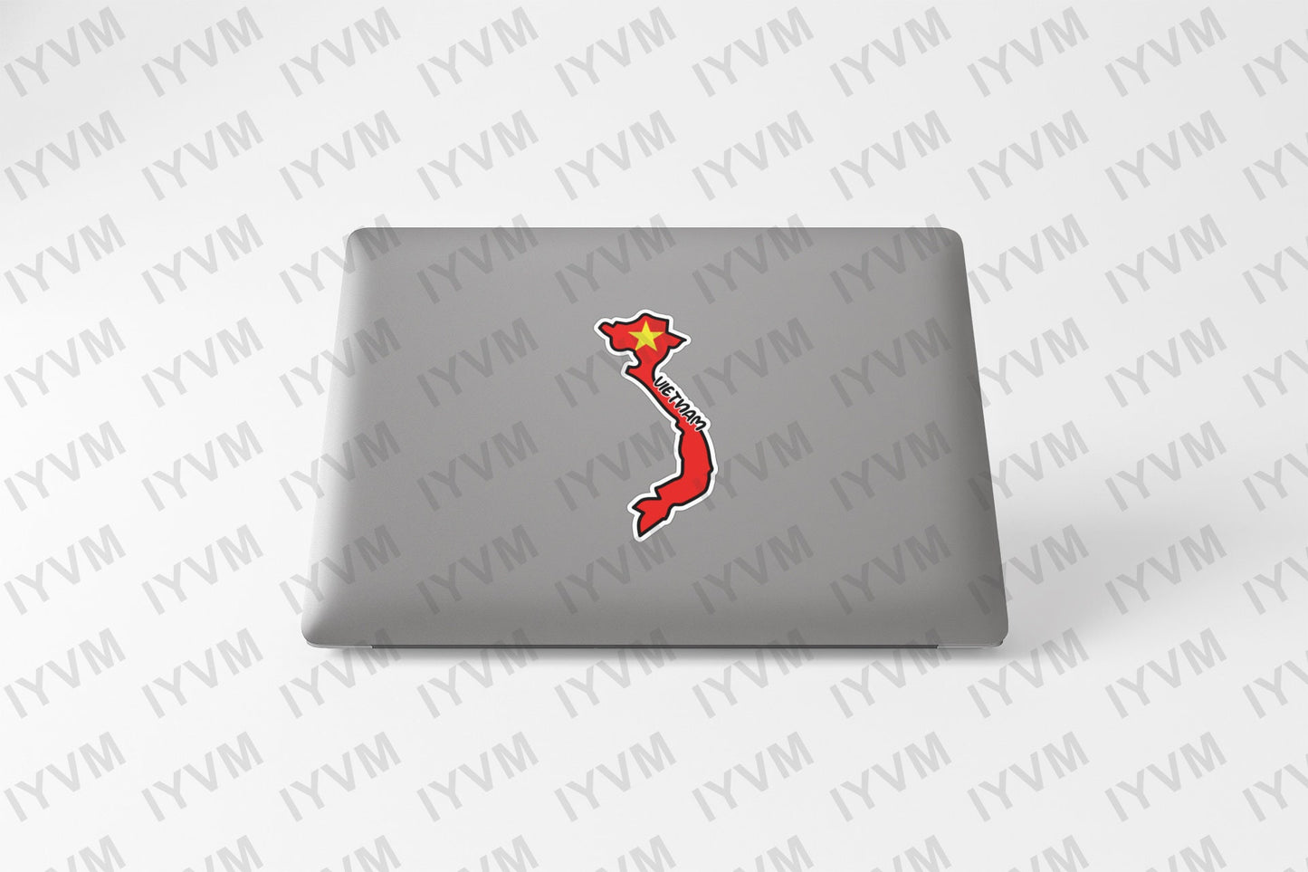 Vietnam Map Flag Sticker Decal / Socialist Republic of Vietnam / Hanoi / Vietnamese