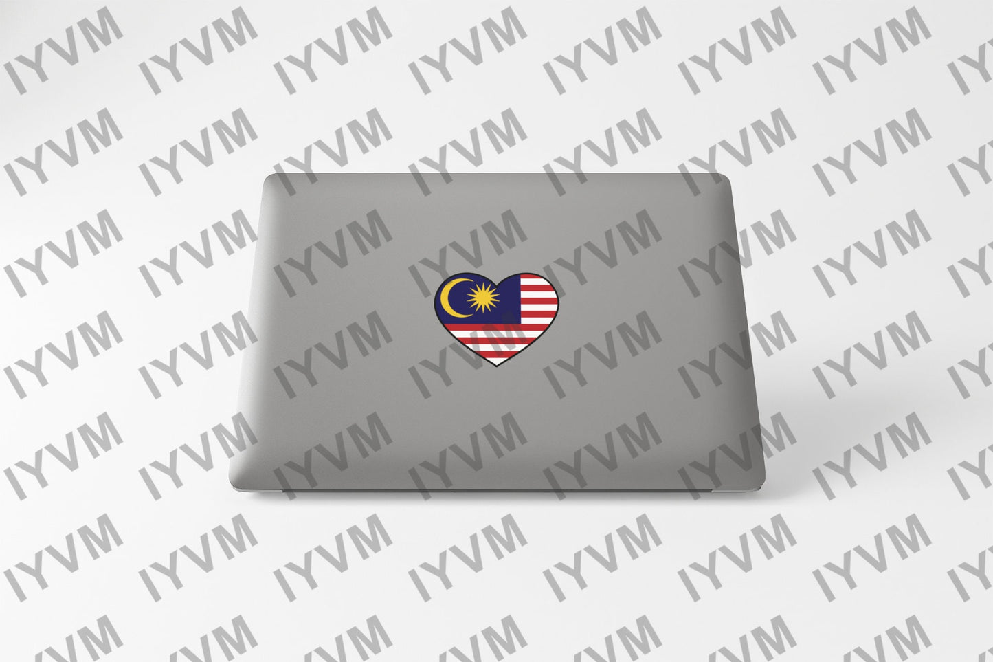Malaysia Flag Heart Sticker Decal / Bersekutu Bertambah Mutu / Putrajaya / Malaysian Active