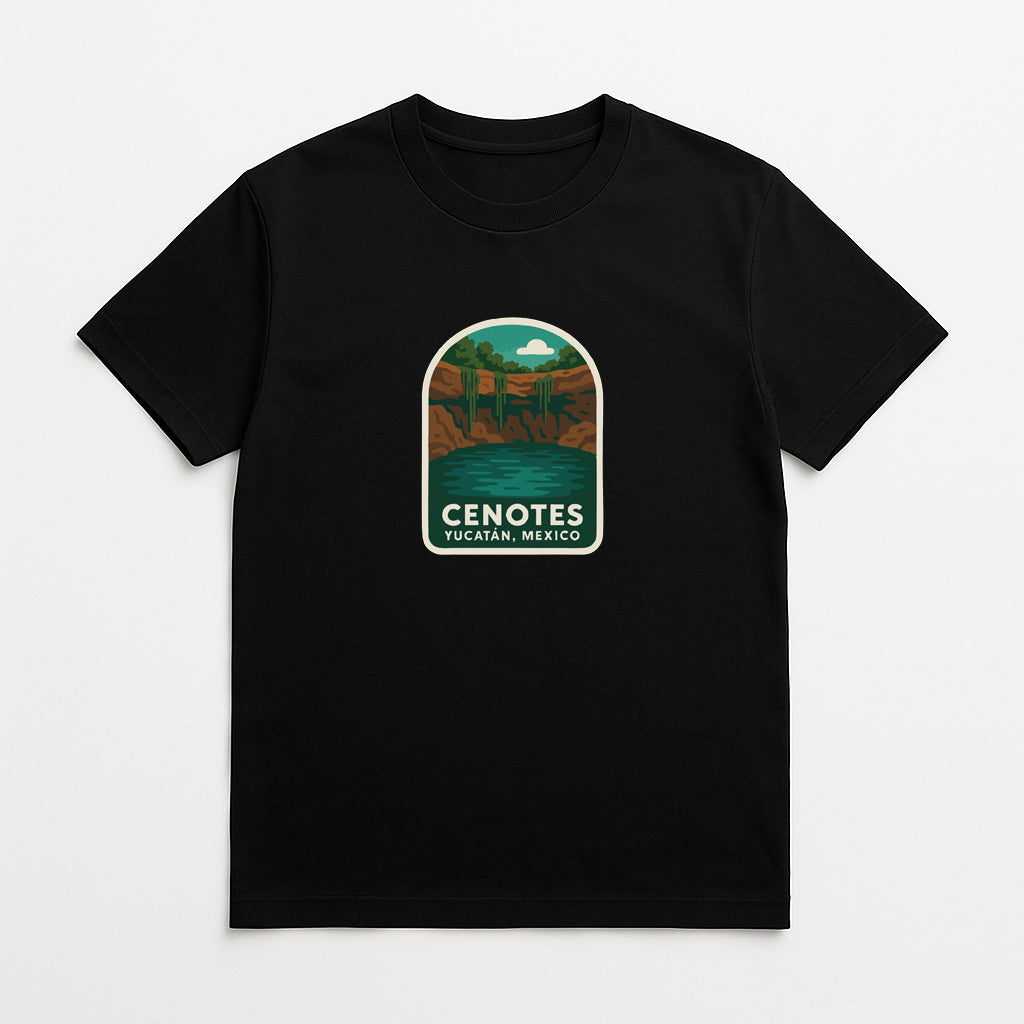 Cenotes of Yucatán Mexico Iron On Heat Transfer Vinyl HTV Die-Cut Symbolic
