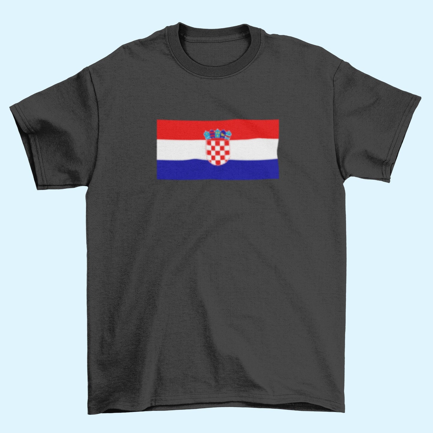 Croatia Flag Iron On Heat Transfer Vinyl HTV / Zagreb / Croatian / Republika Hrvatska / Republic of Croatia