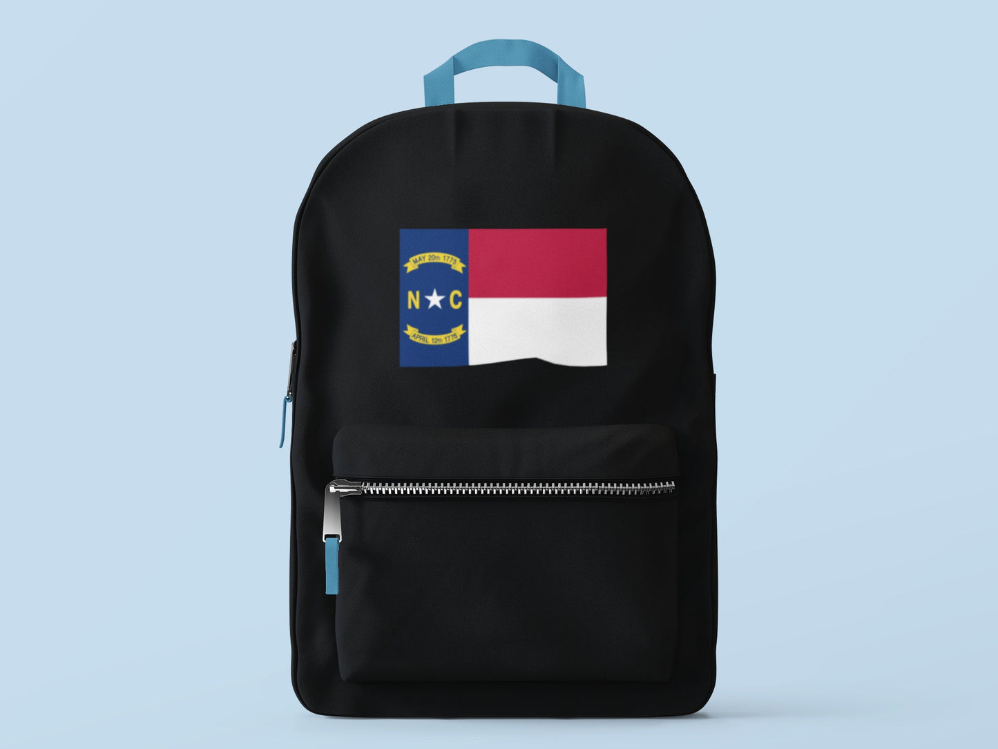 State of North Carolina Flag Iron On Heat Transfer Vinyl HTV North Carolina State Raleigh Tar Heel State First in Flight First in Freedom