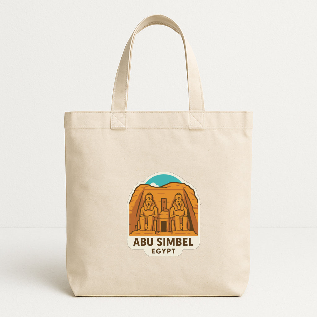 Abu Simbel Egypt Iron On Heat Transfer Vinyl HTV Die-Cut Symbolic Landmark