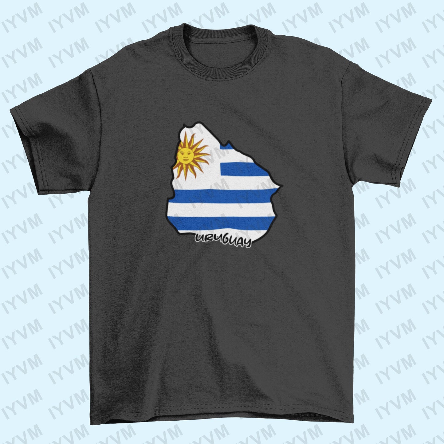 Uruguay Map Iron On Heat Transfer Vinyl HTV / Oriental Republic of the Uruguay / Libertad o Muerte / Montevideo / Uruguayan / Portuguese