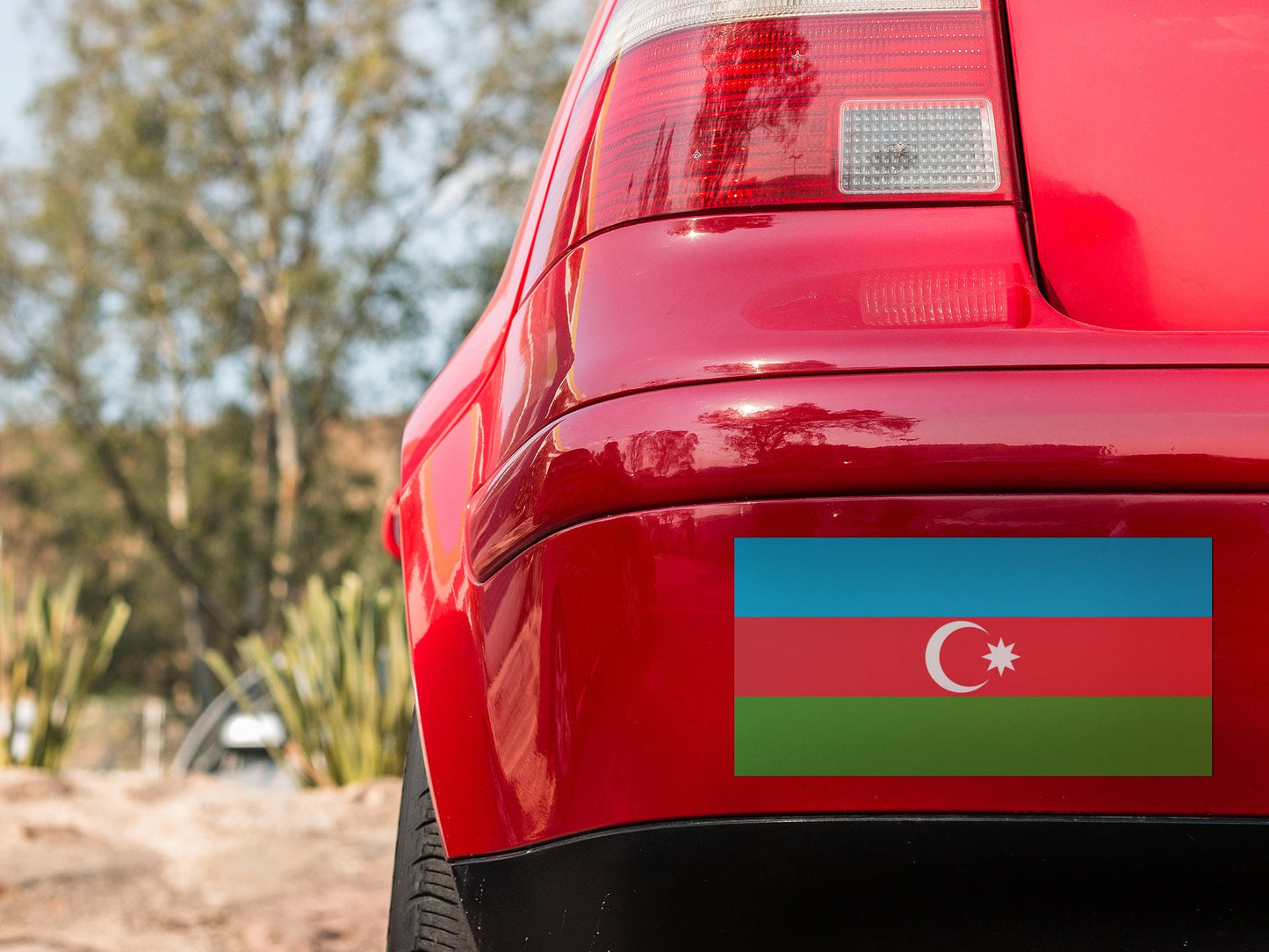 Azerbaijan Flag Sticker Decal