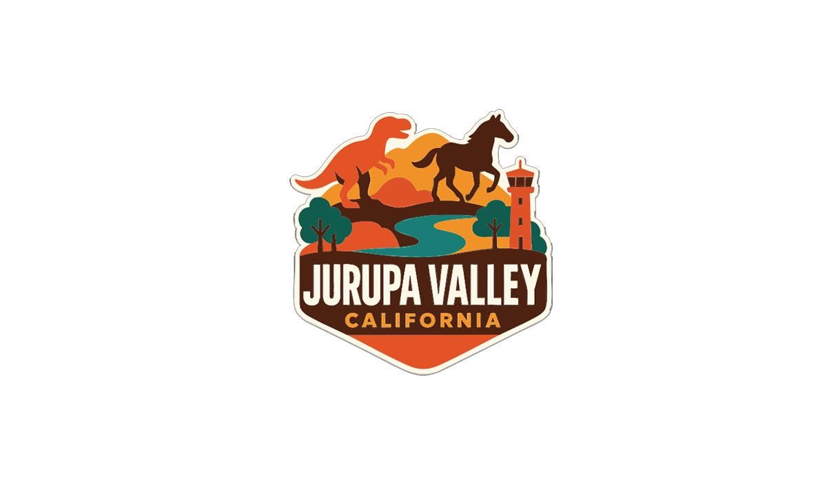 a logo for the Jurupa Valley, California.