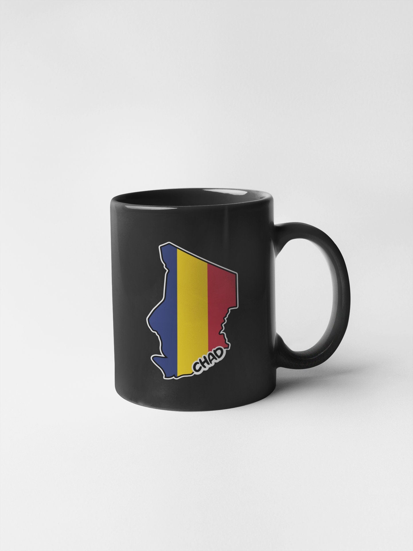 Chad Map Flag Sticker Decal